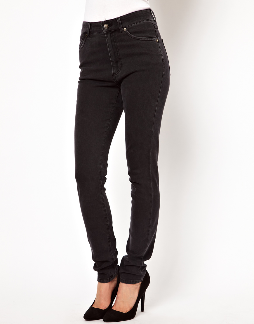 Won Hundred Jeans Brigitte High Waisted Jeans in Charcoal (Black) - Lyst