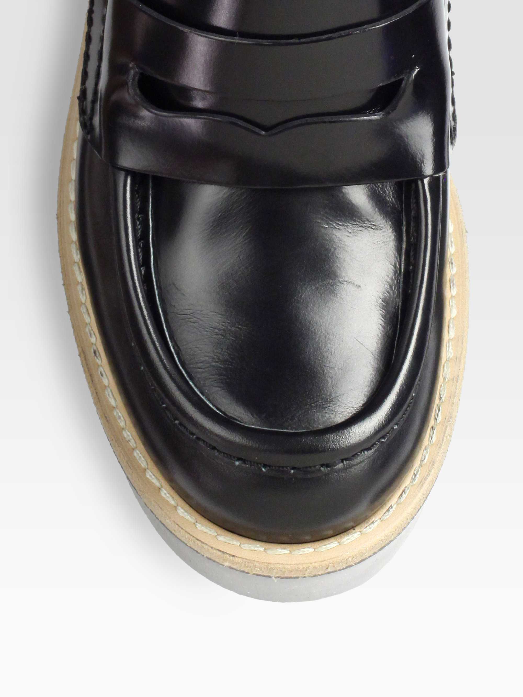 platform loafer pumps