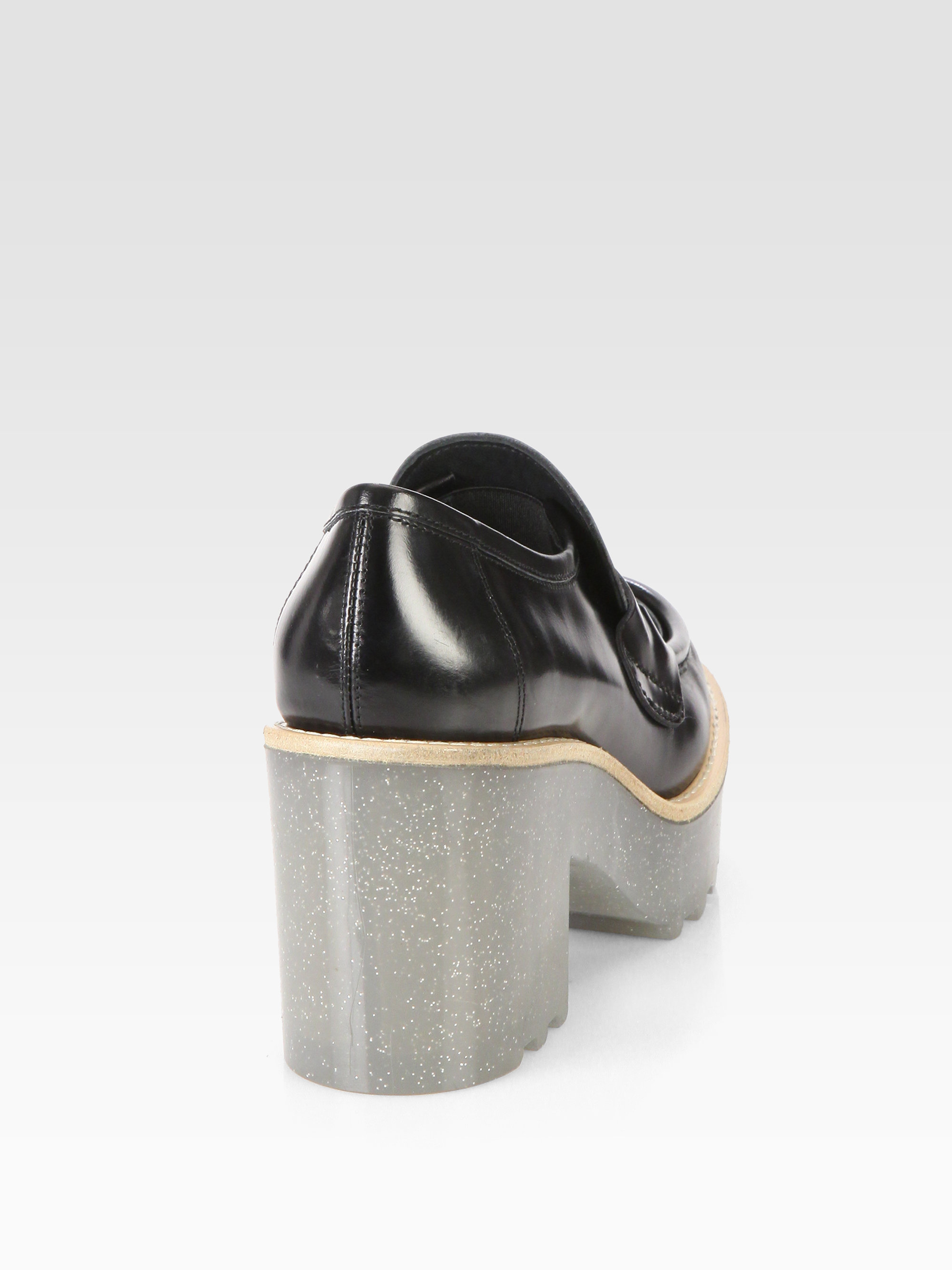 platform loafer pumps