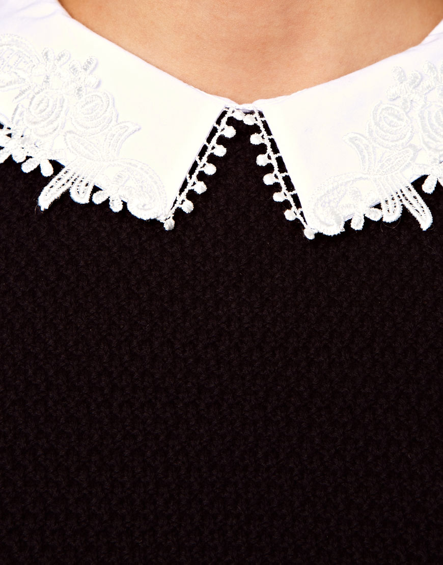 asos lace collar