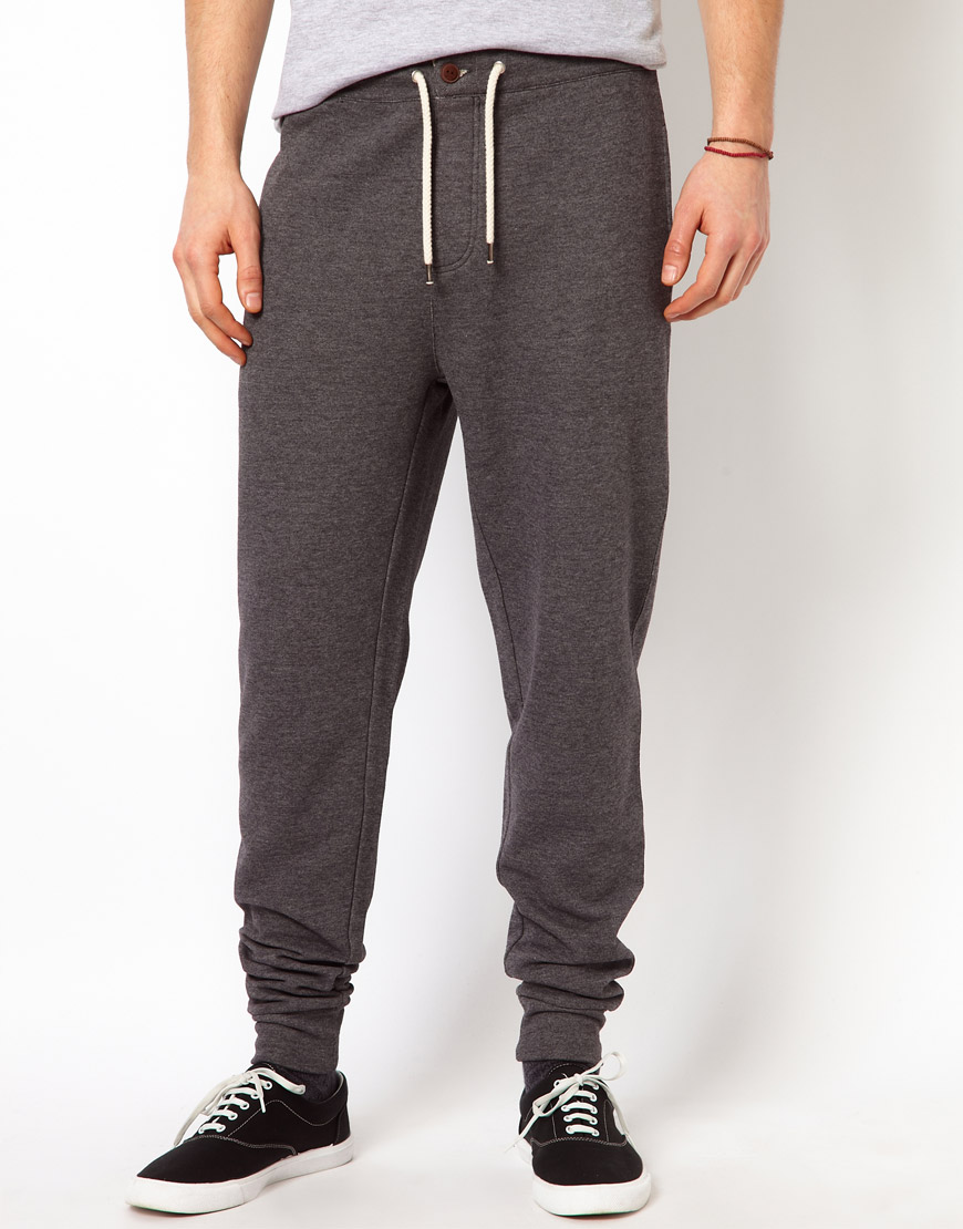 Lyst - Asos Skinny Sweatpants in Gray for Men