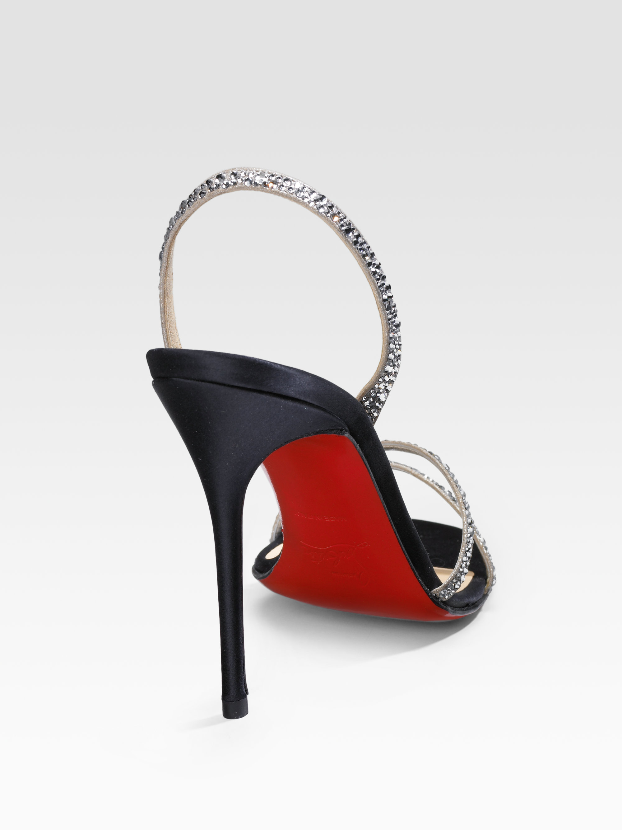louboutin heels crystals