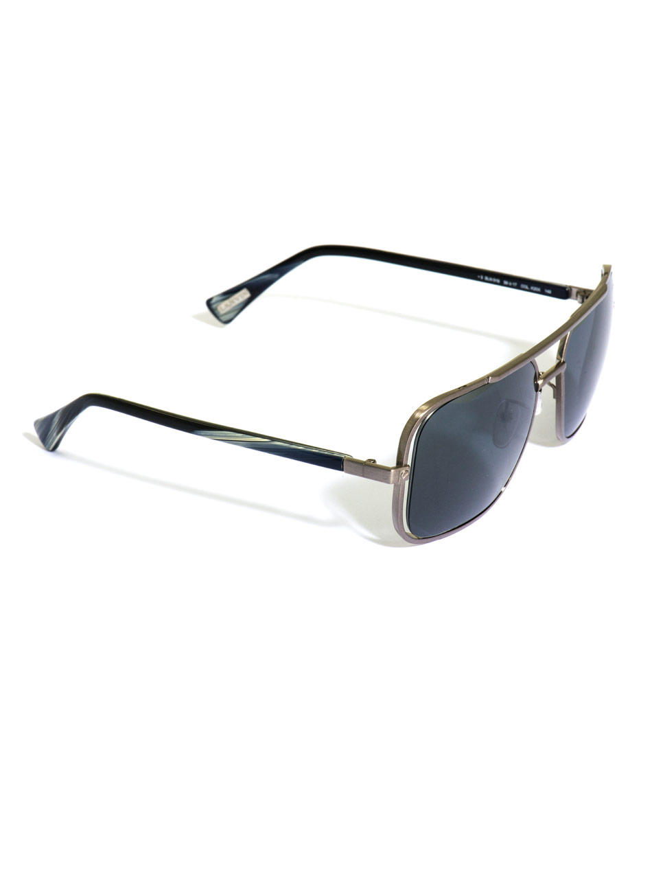 square metal frame sunglasses