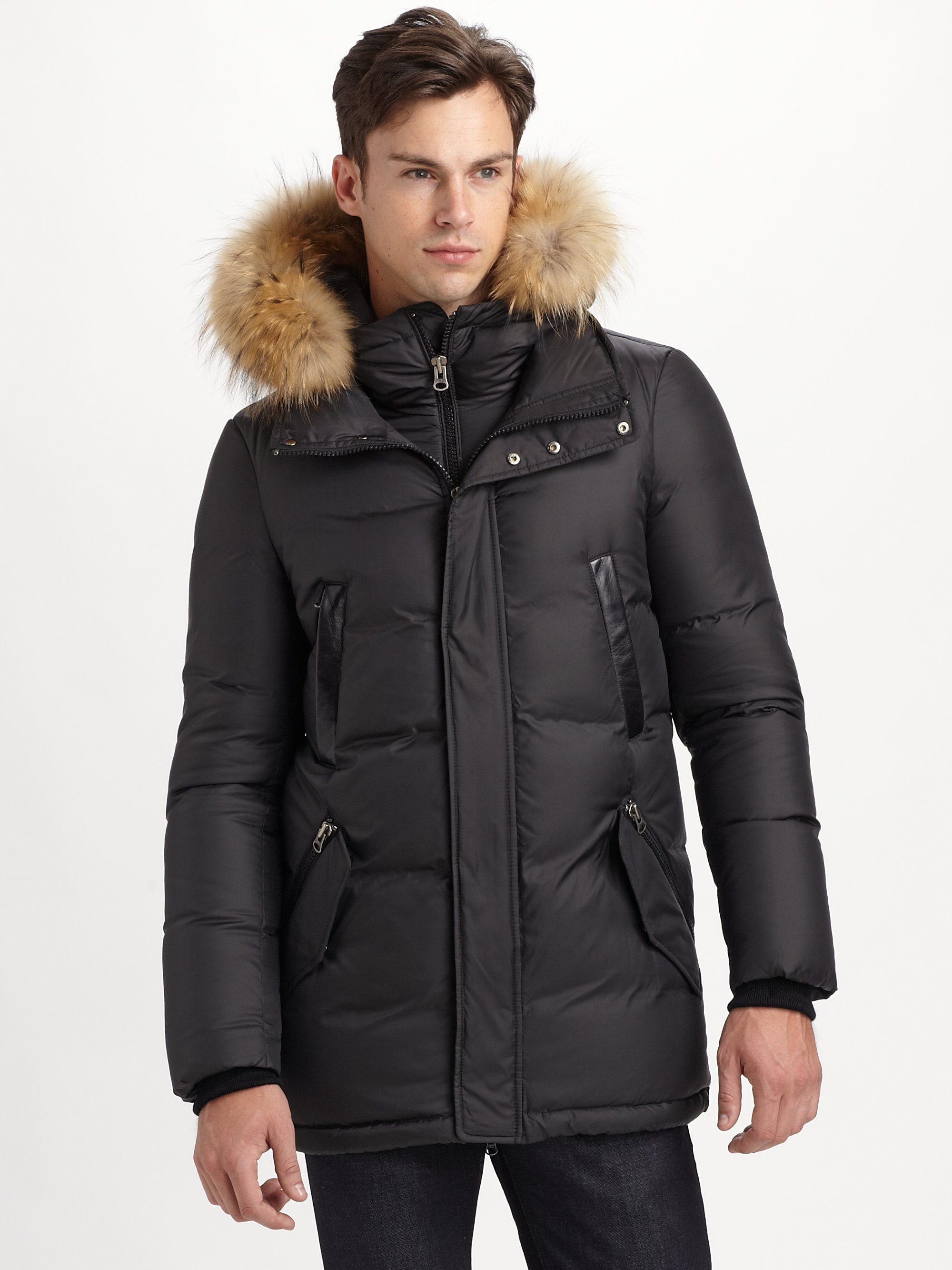 Mackage Ferris Matte Puffy Down Coat in Black for Men - Lyst