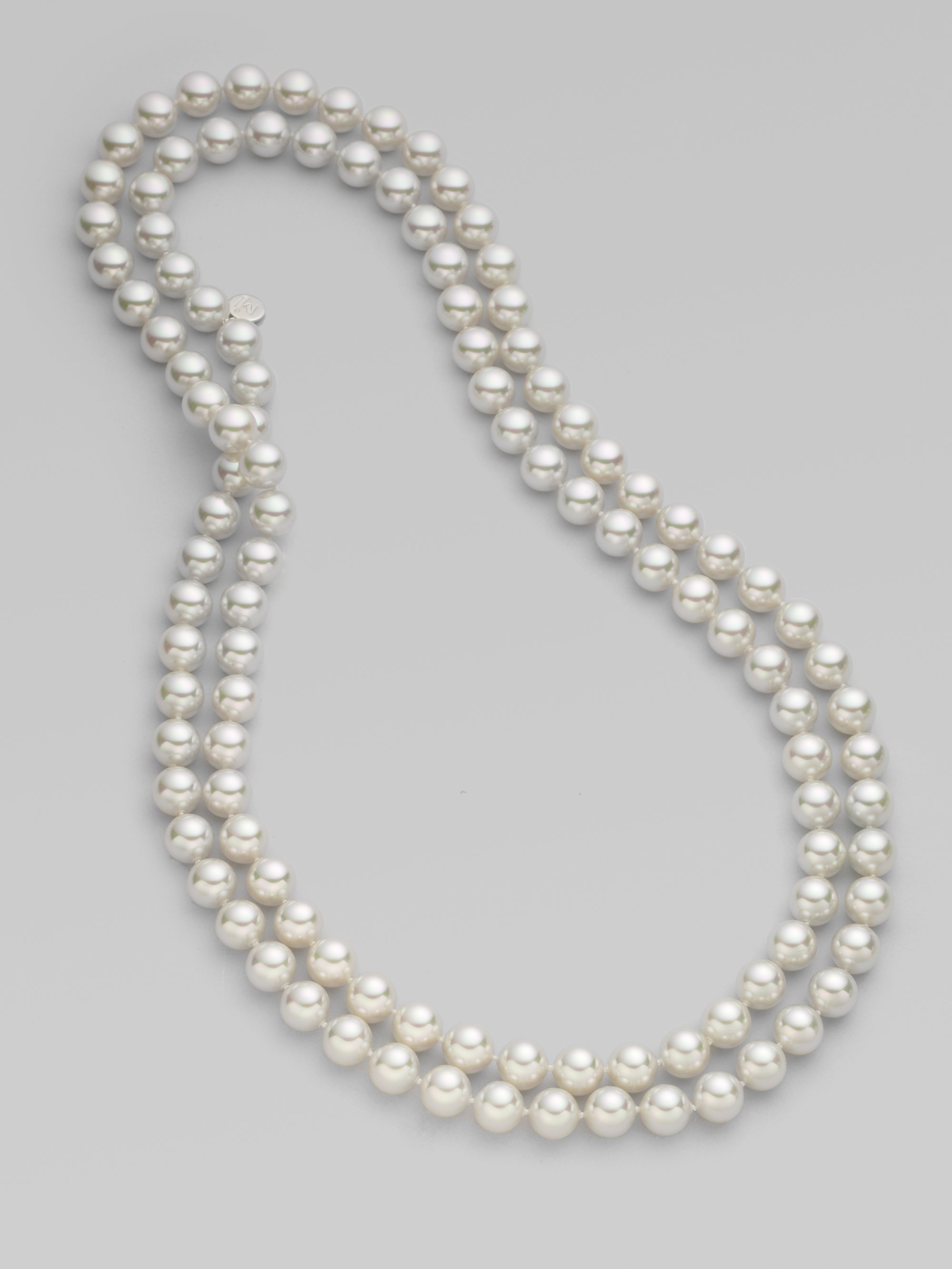 48/" 14MM black Coin Pearl Necklace Long Pearl  necklace