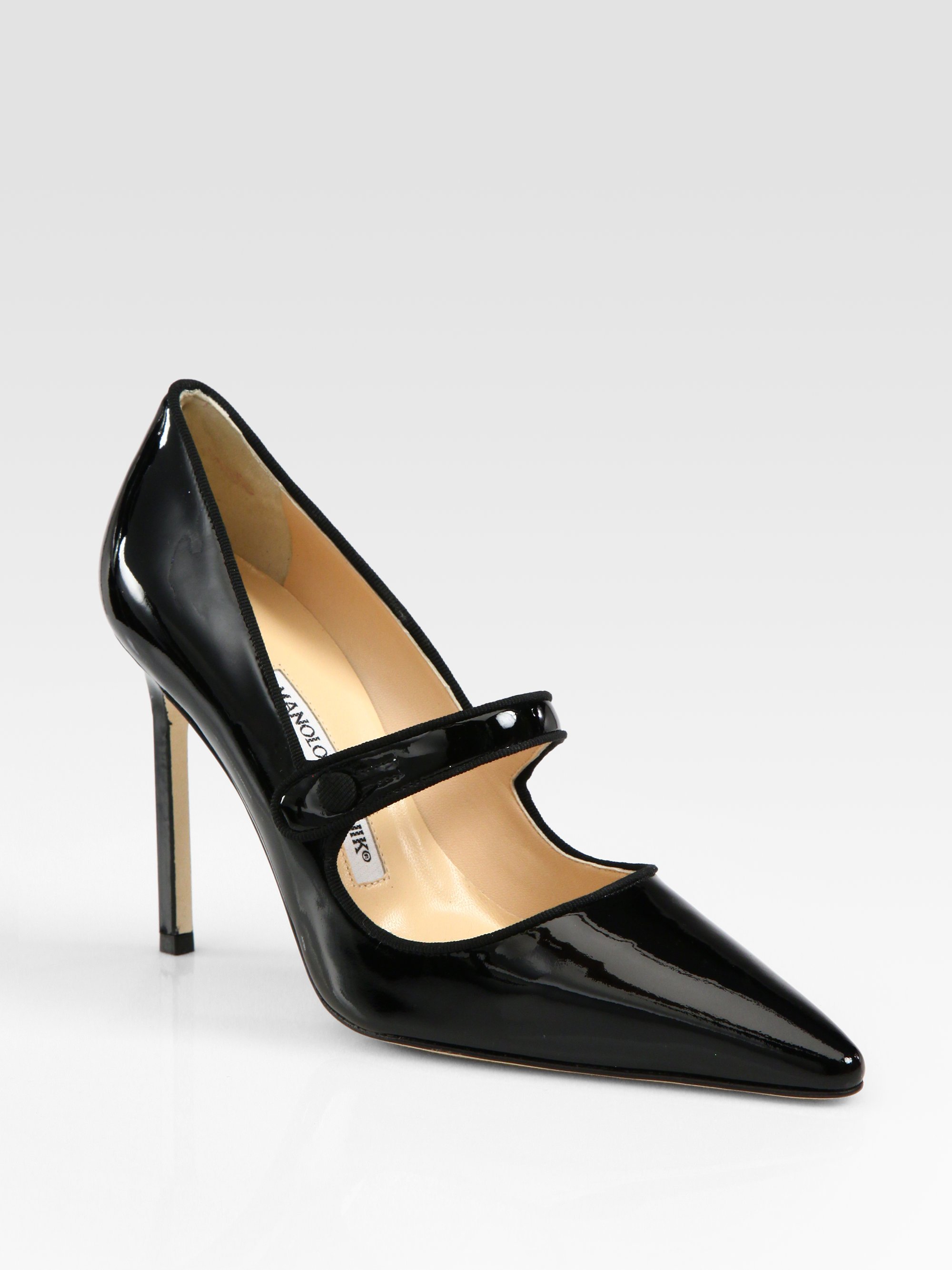 patent mary jane heels