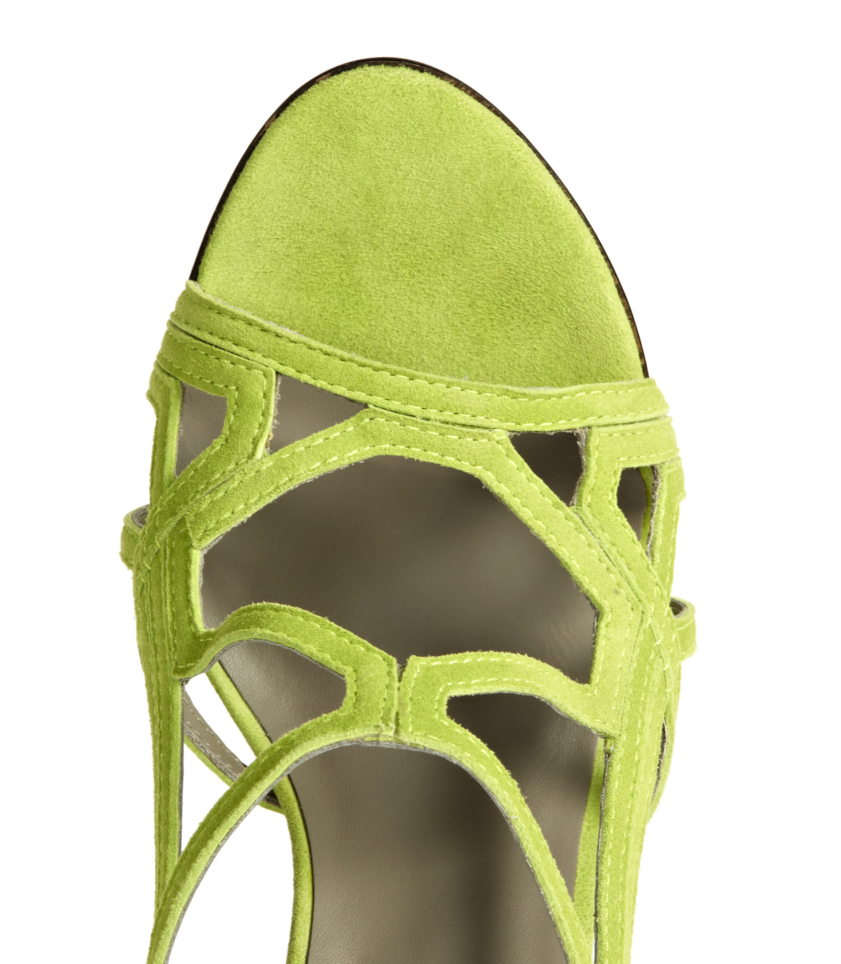 lime green sandals