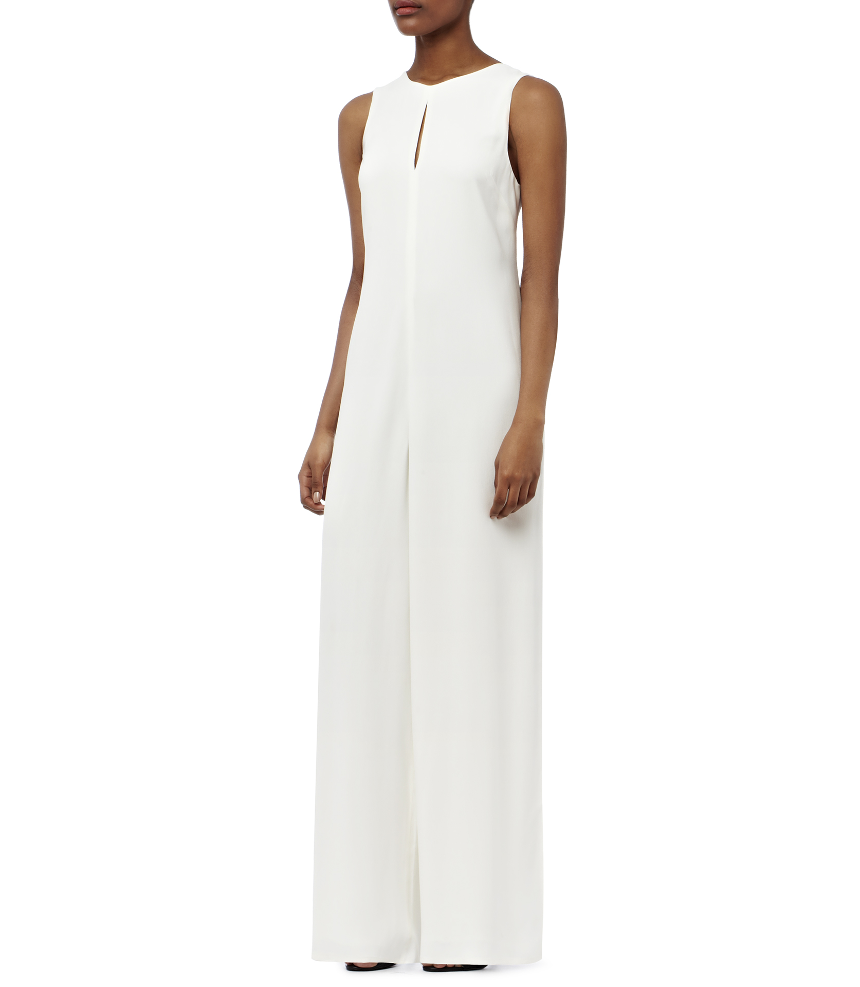 francesca's white jumpsuit