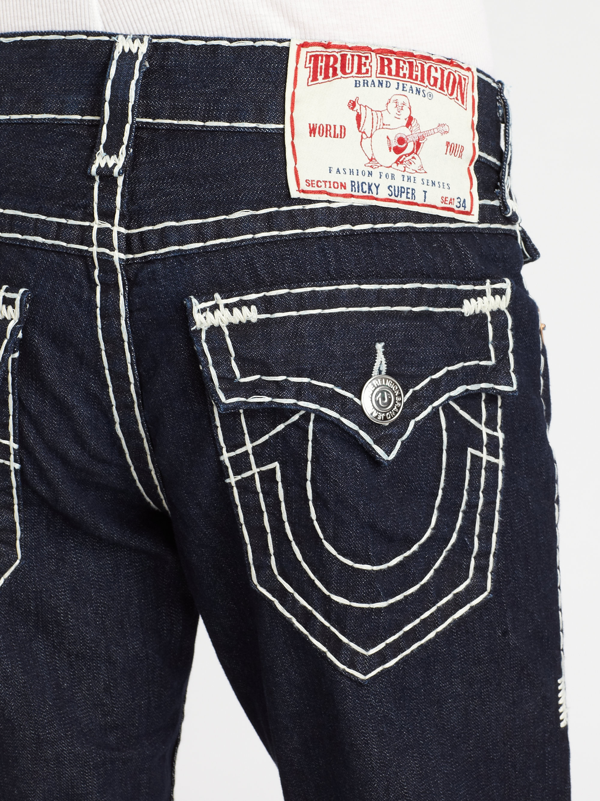 True Religion Ricky Supert Jeans in Black for Men | Lyst