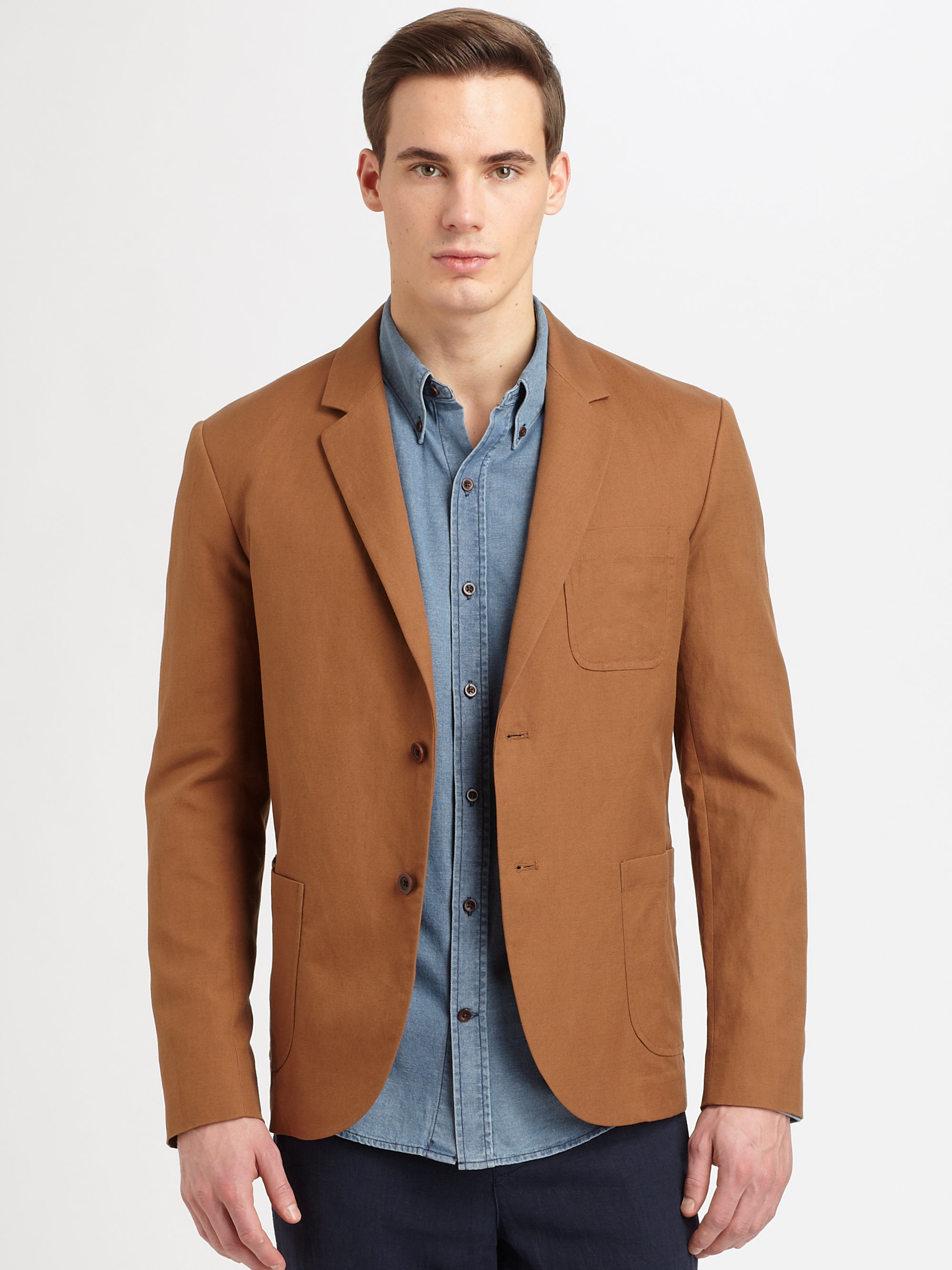 Rust brown blazer Clearance