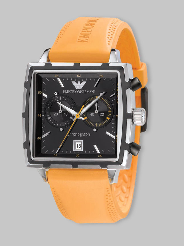 emporio armani chronograph watch