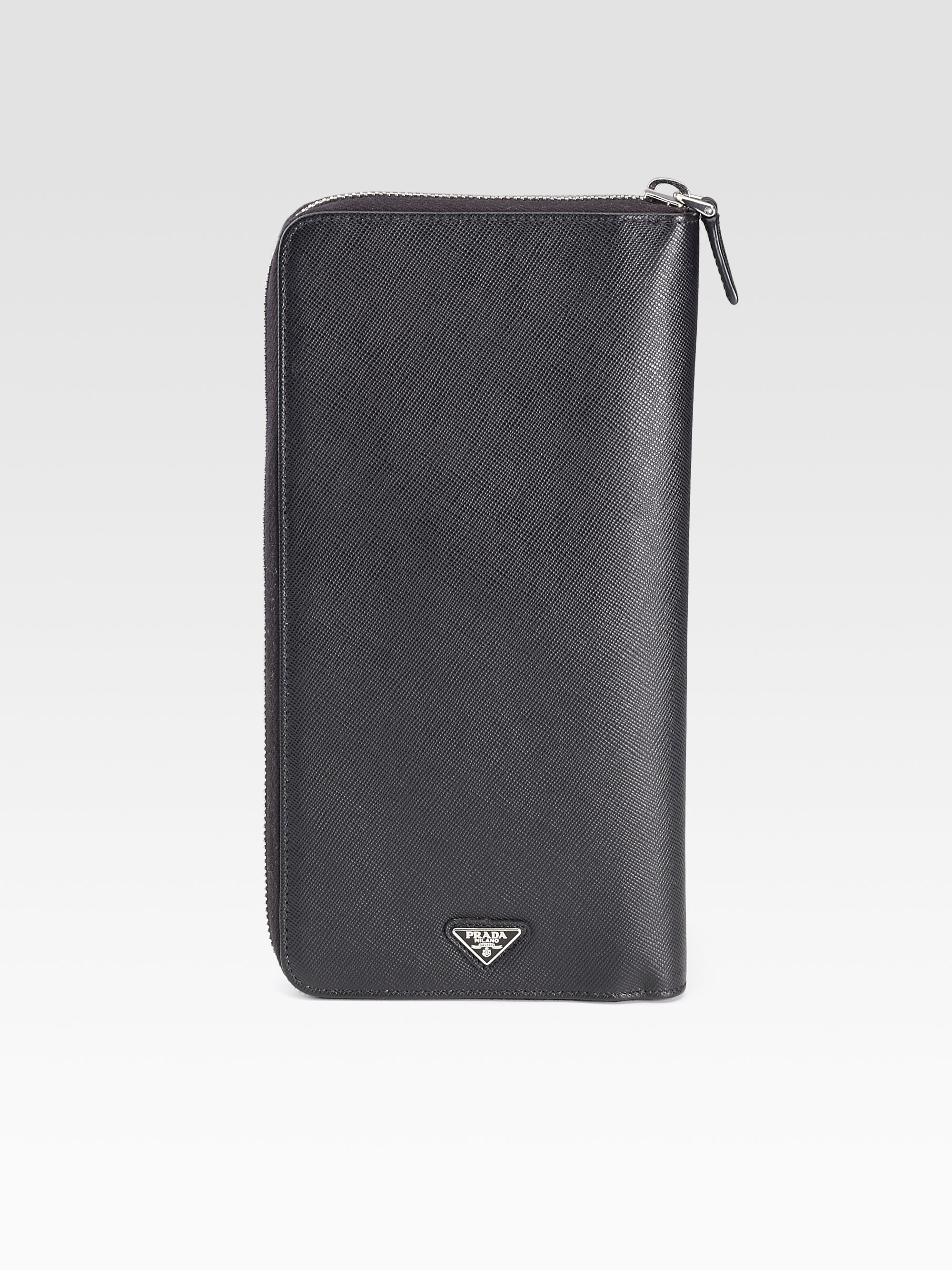prada travel wallet