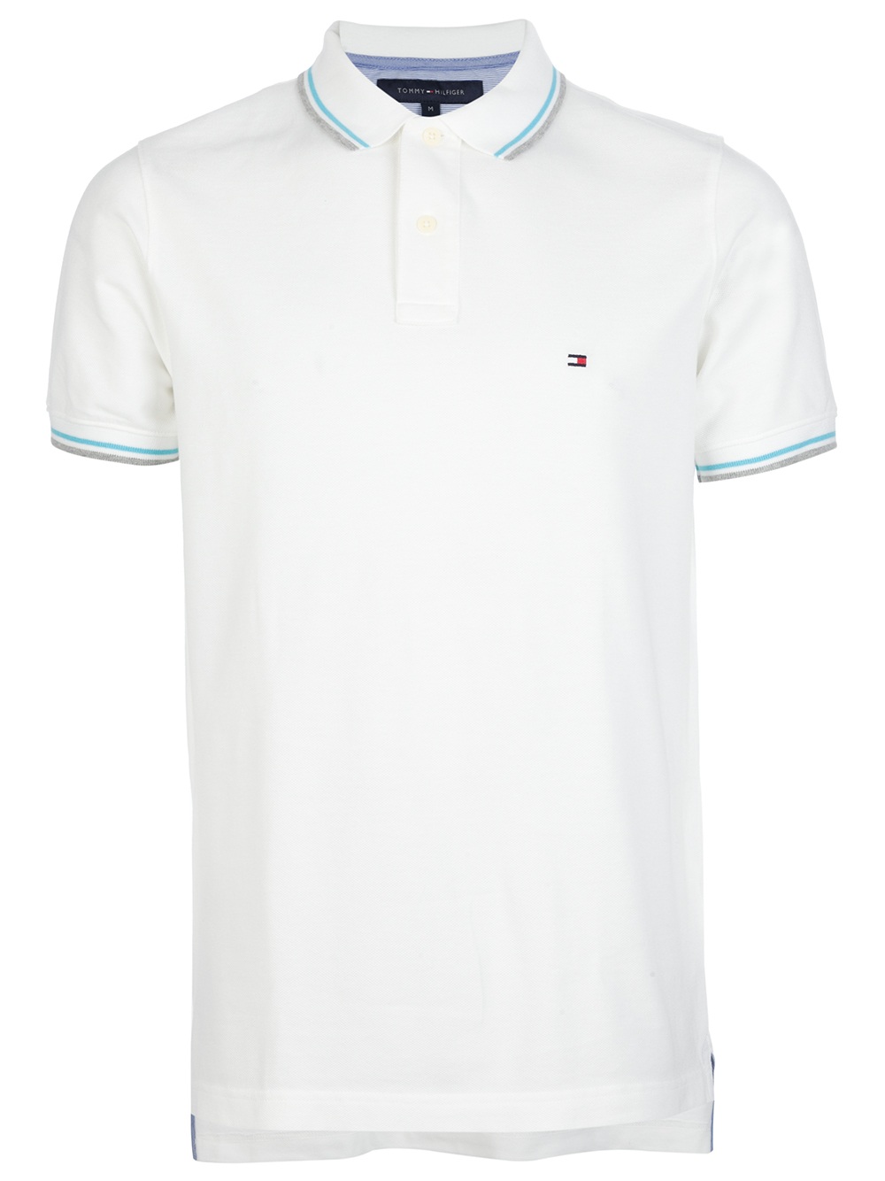 tommy hilfiger white collar shirt