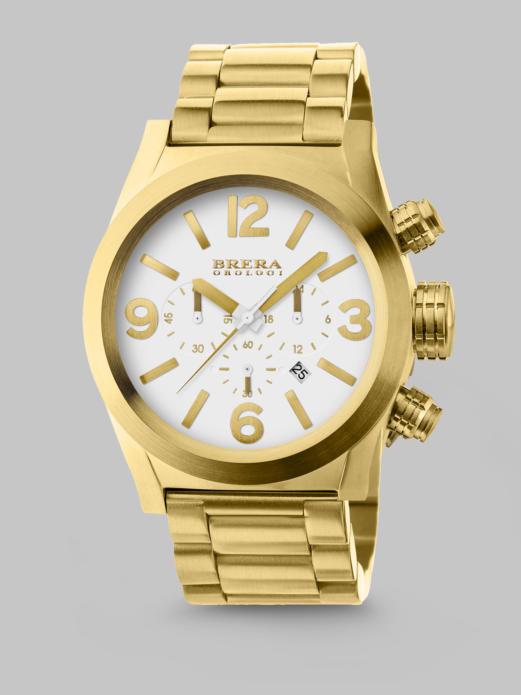 Lyst - Brera Orologi Eterno Chronograph Watch in Metallic for Men