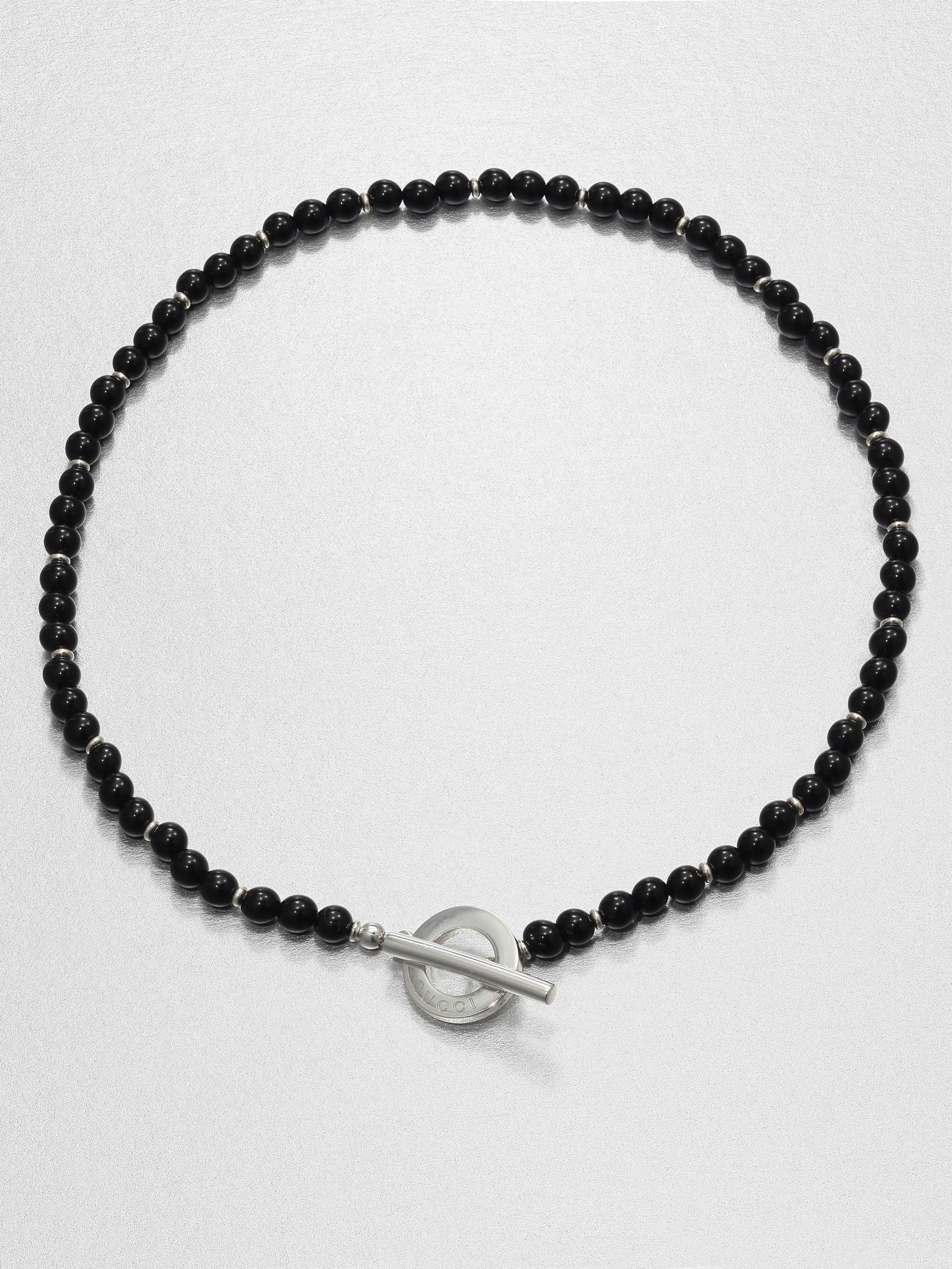 black gucci necklace