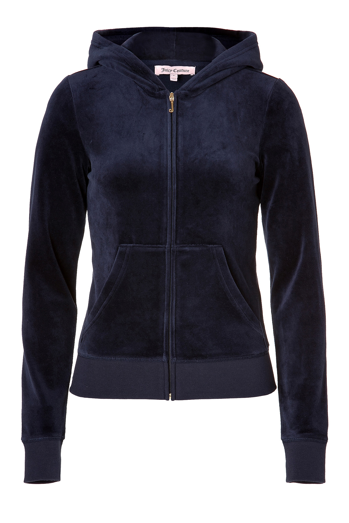 blue velour hoodie