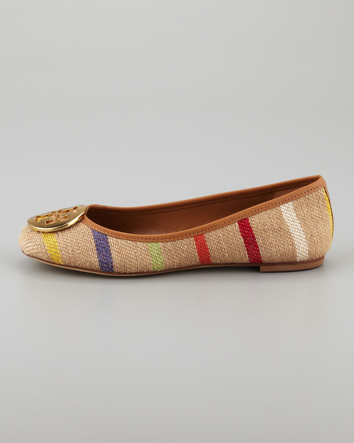 linen ballet flats