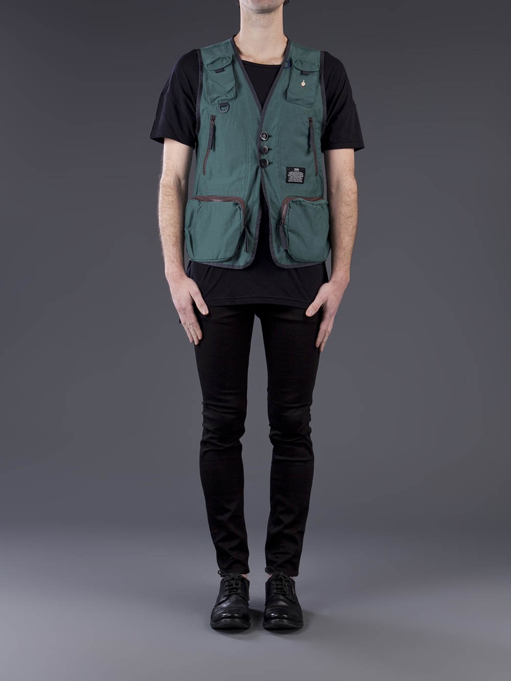 Undercover Utility Vest in Green for Men (emerald) Lyst