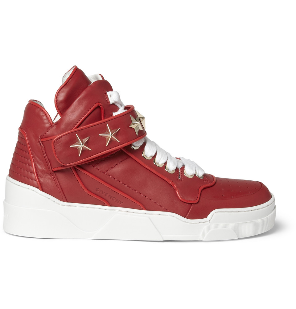 all red givenchy sneakers