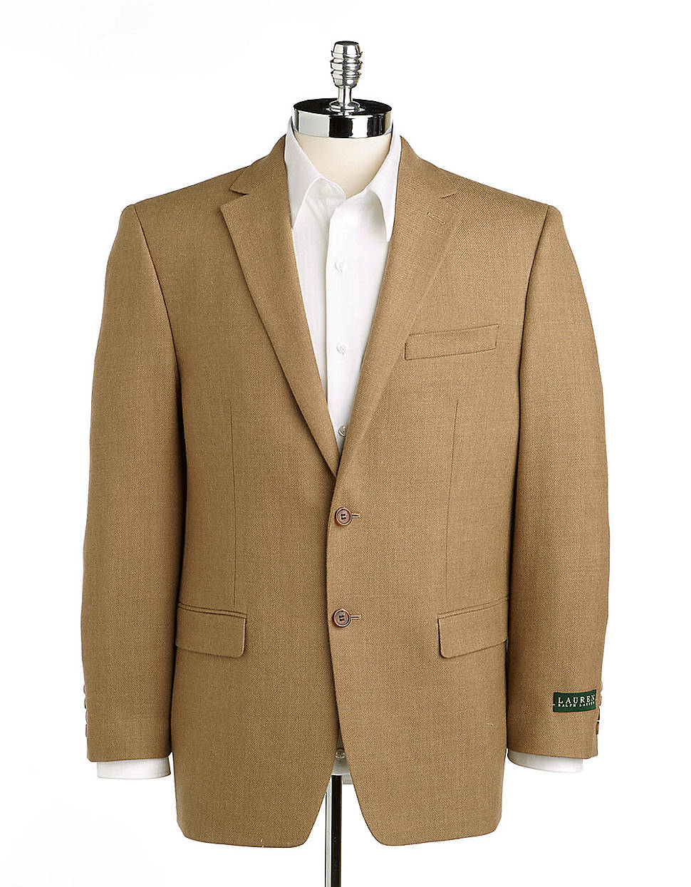 Lauren by ralph lauren Wool Suit Jacket in Natural for Men Lyst