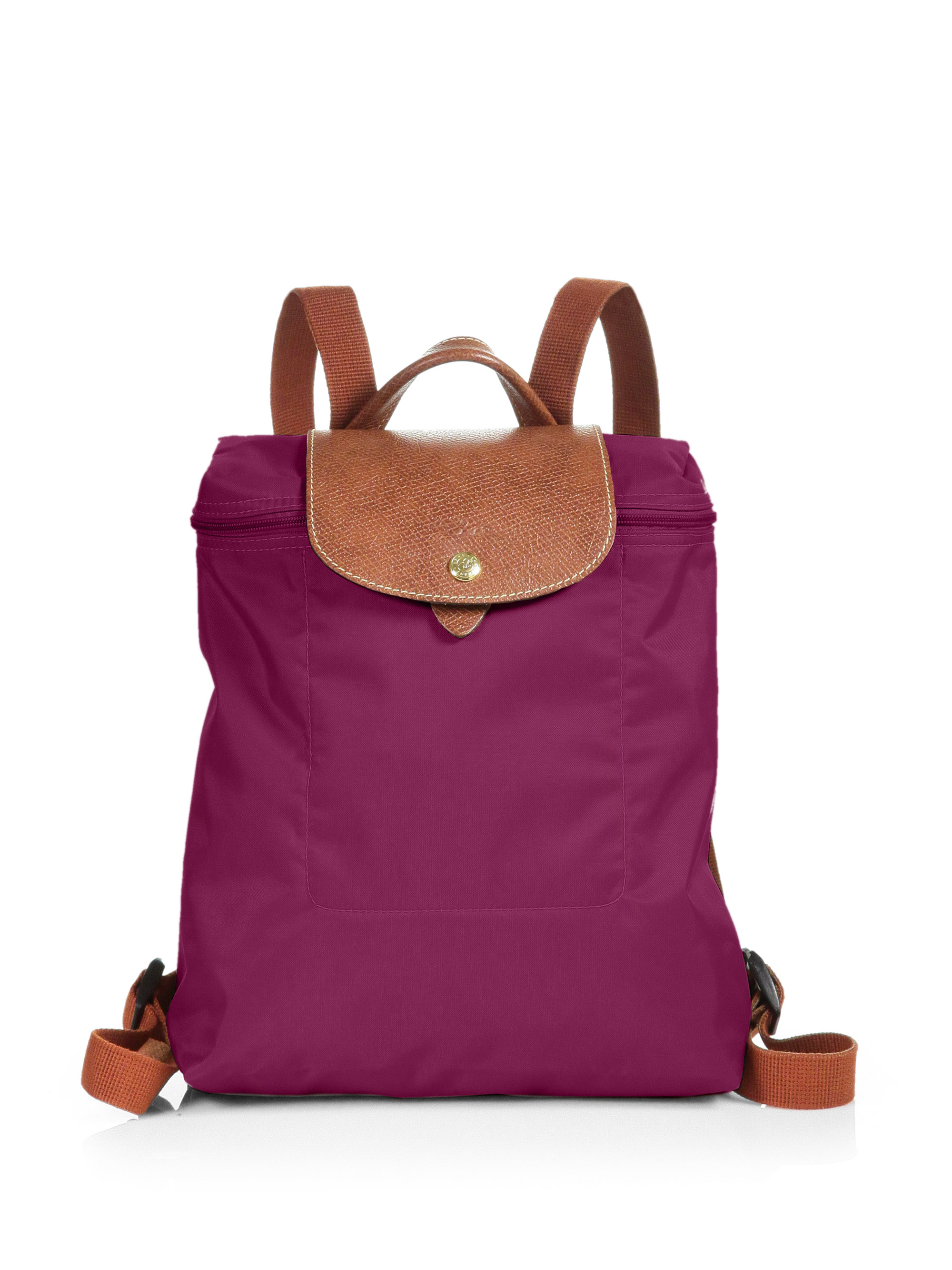 Longchamp Le Pliage Backpack in Purple | Lyst