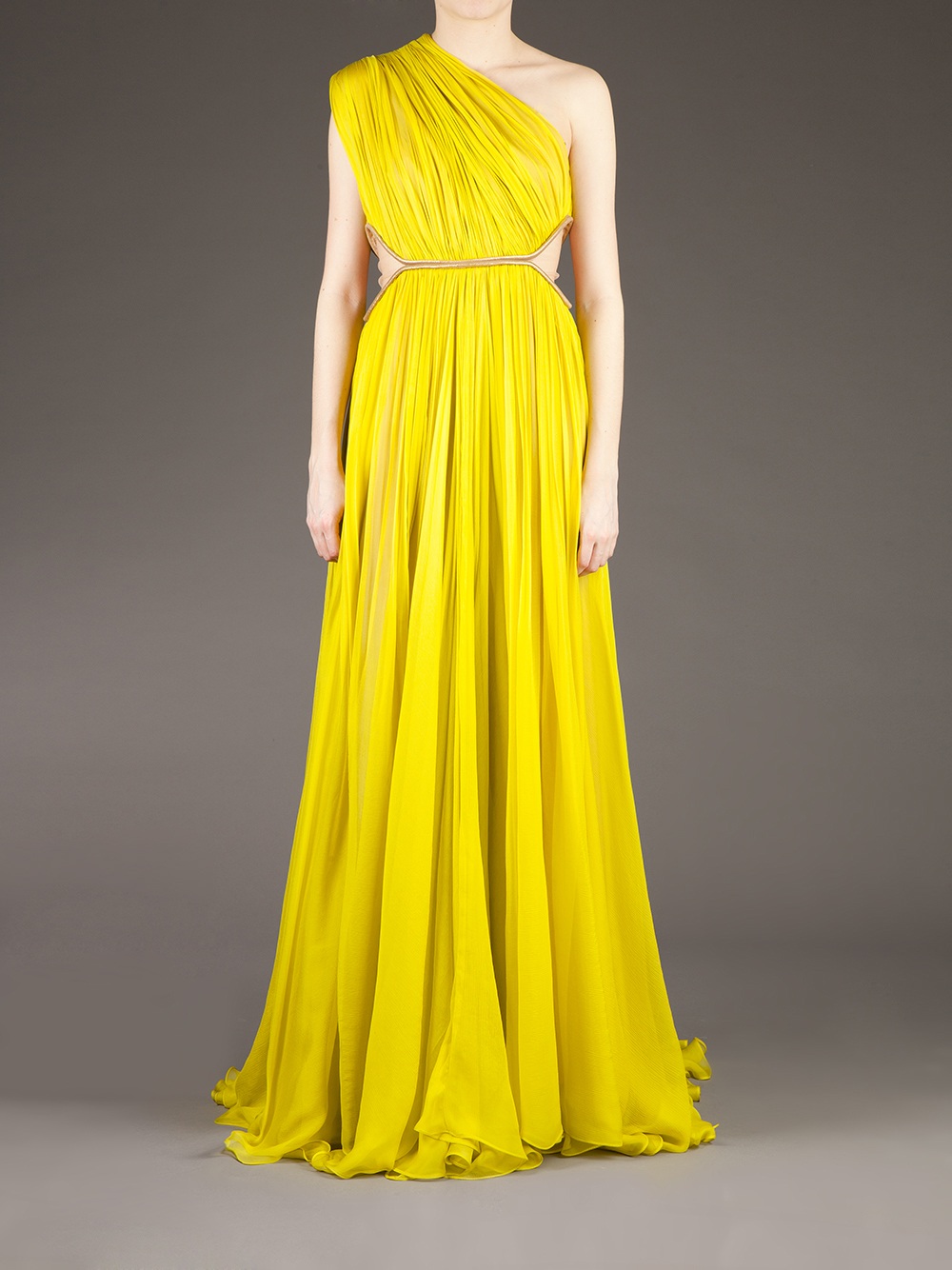lucia hohan keisha dress in yellow lyst lucia hohan keisha dress in yellow lyst
