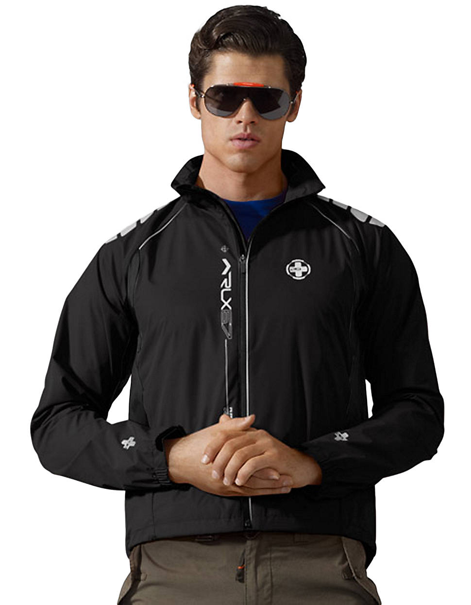 Polo Ralph Lauren Rlx Rain Cyclone Jacket in Black for Men Lyst