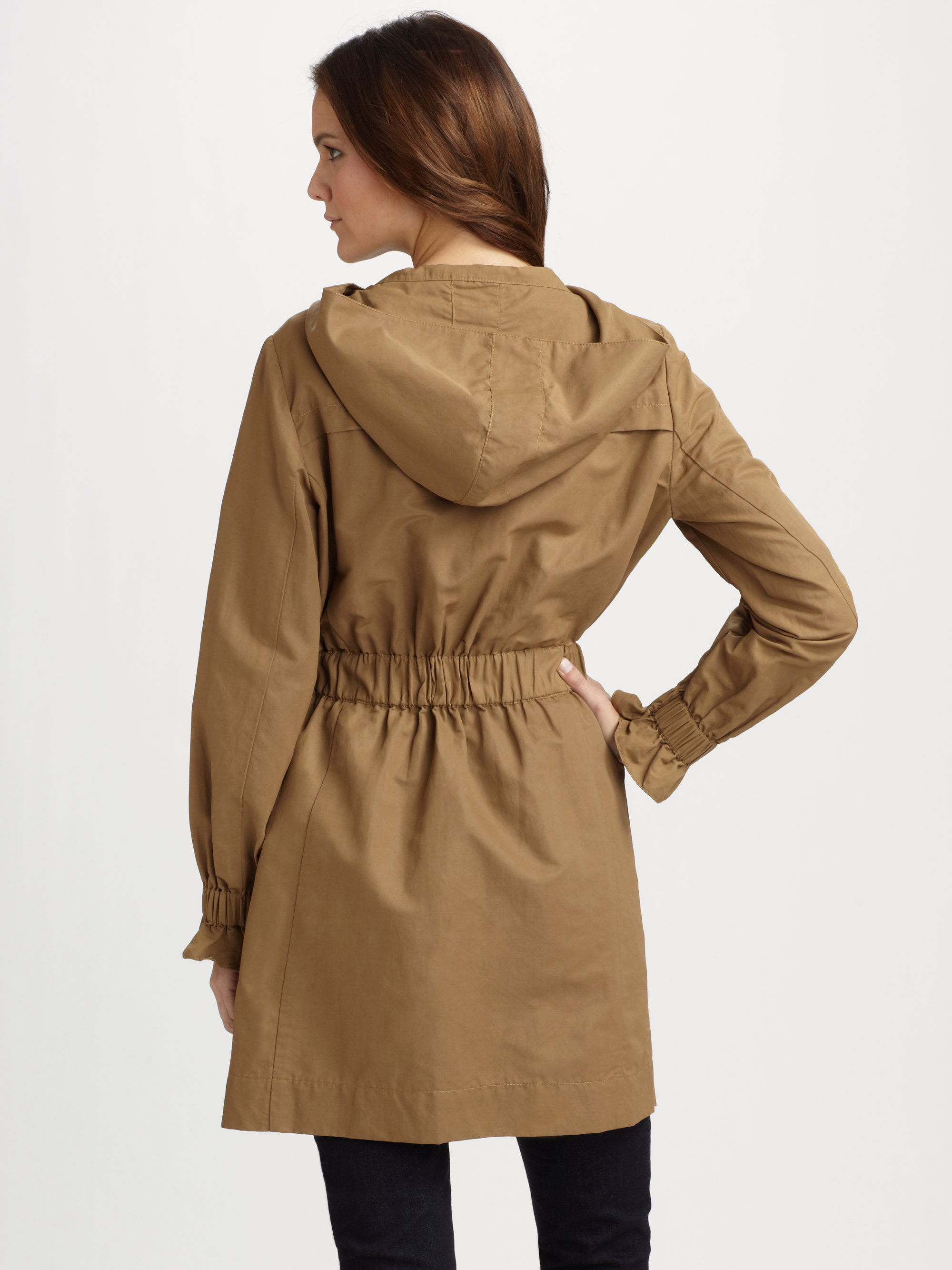 tory burch rain coat