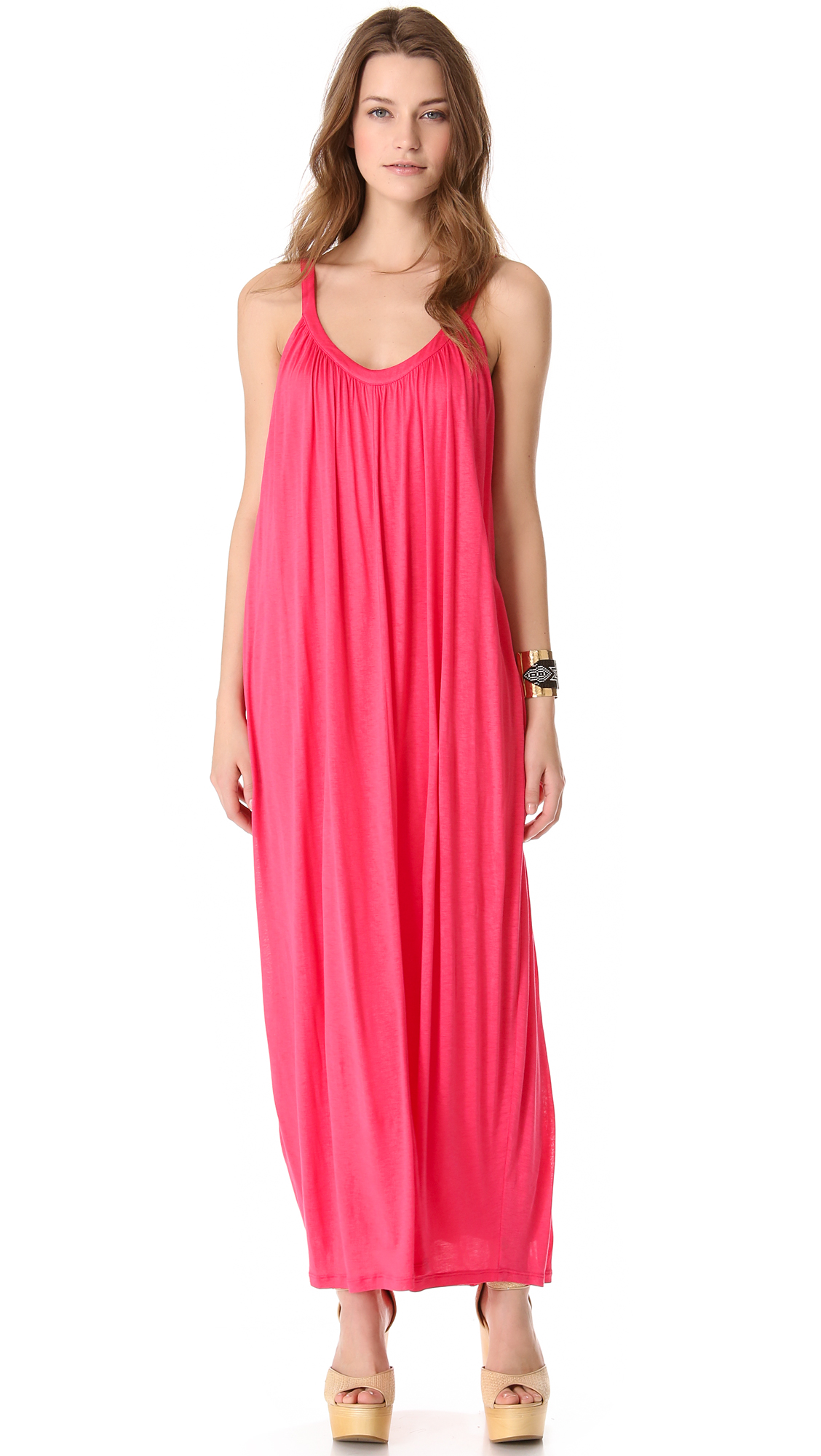 slinky maxi dress