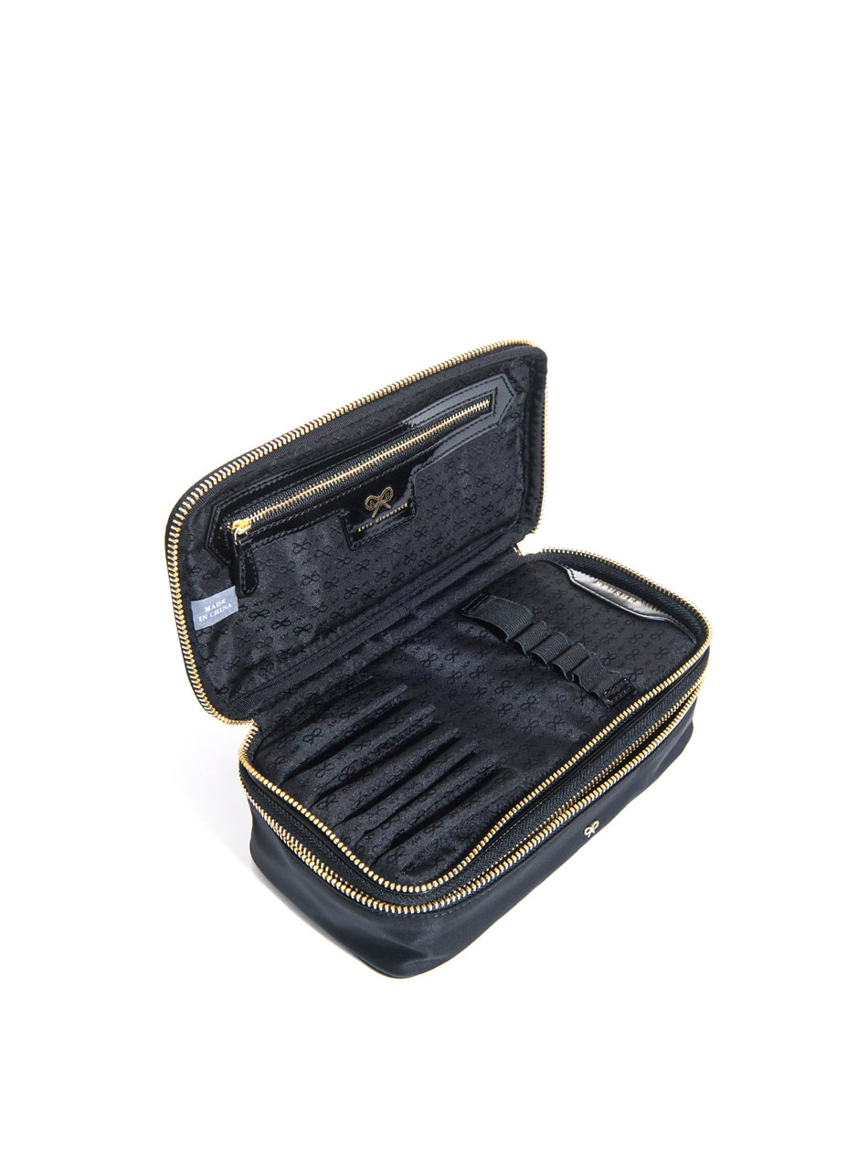 Anya Hindmarch Black Makeup Bag