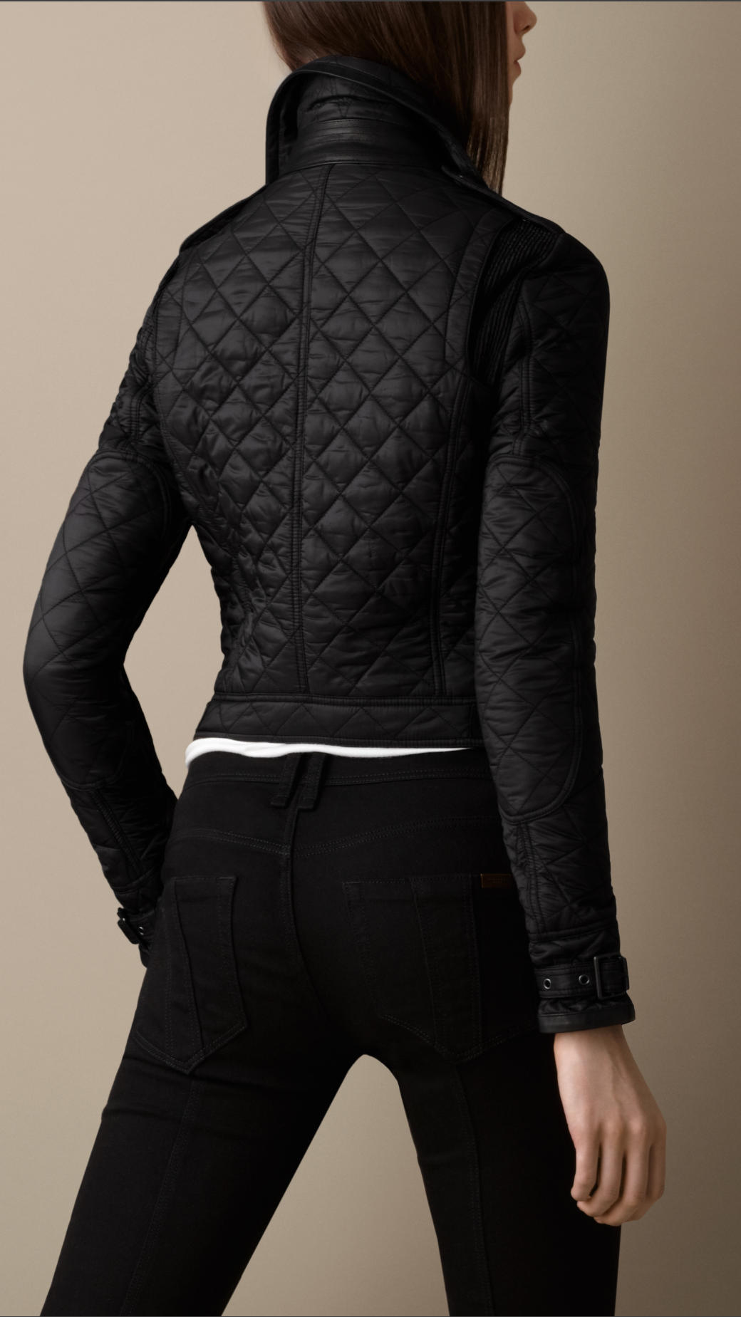 burberry quilted moto jacket