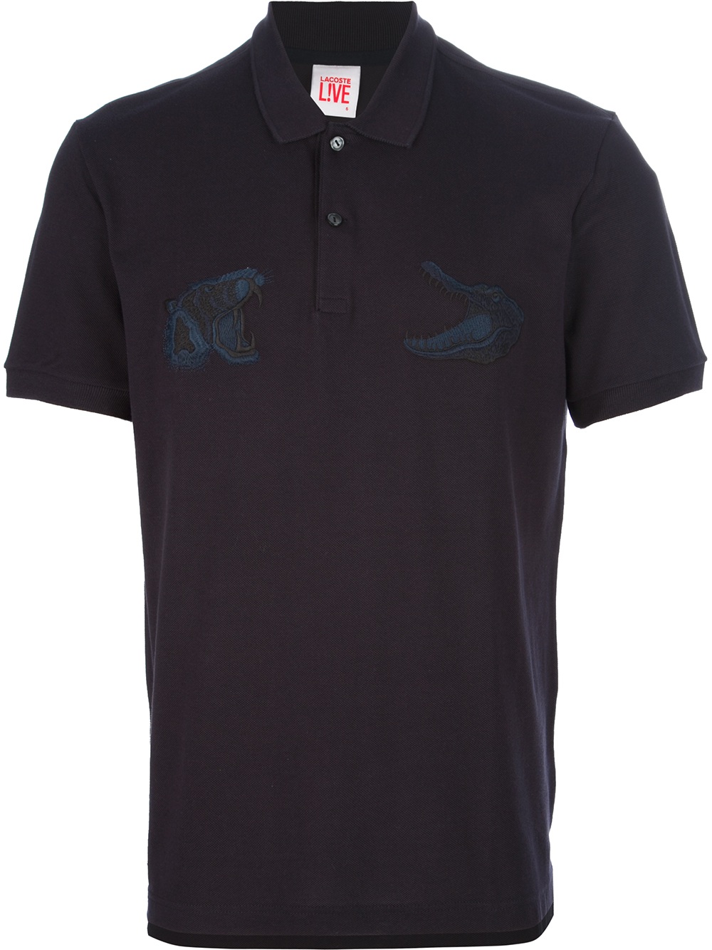 Centrum fabrik Hus Lacoste L!ive Crocodile Versus Tiger Polo Shirt in Blue for Men - Lyst