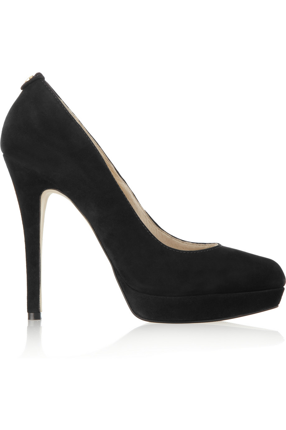 michael kors black suede pumps