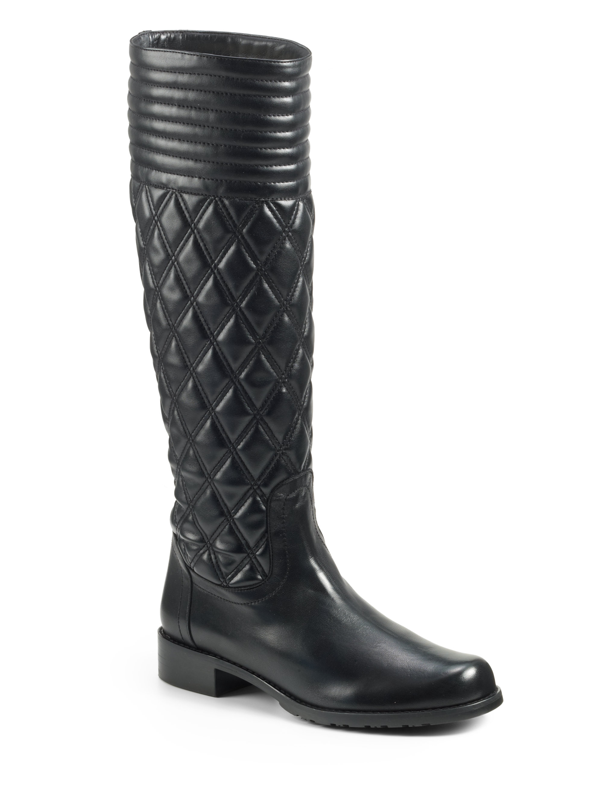 Stuart Weitzman Clute Quilted Leather 
