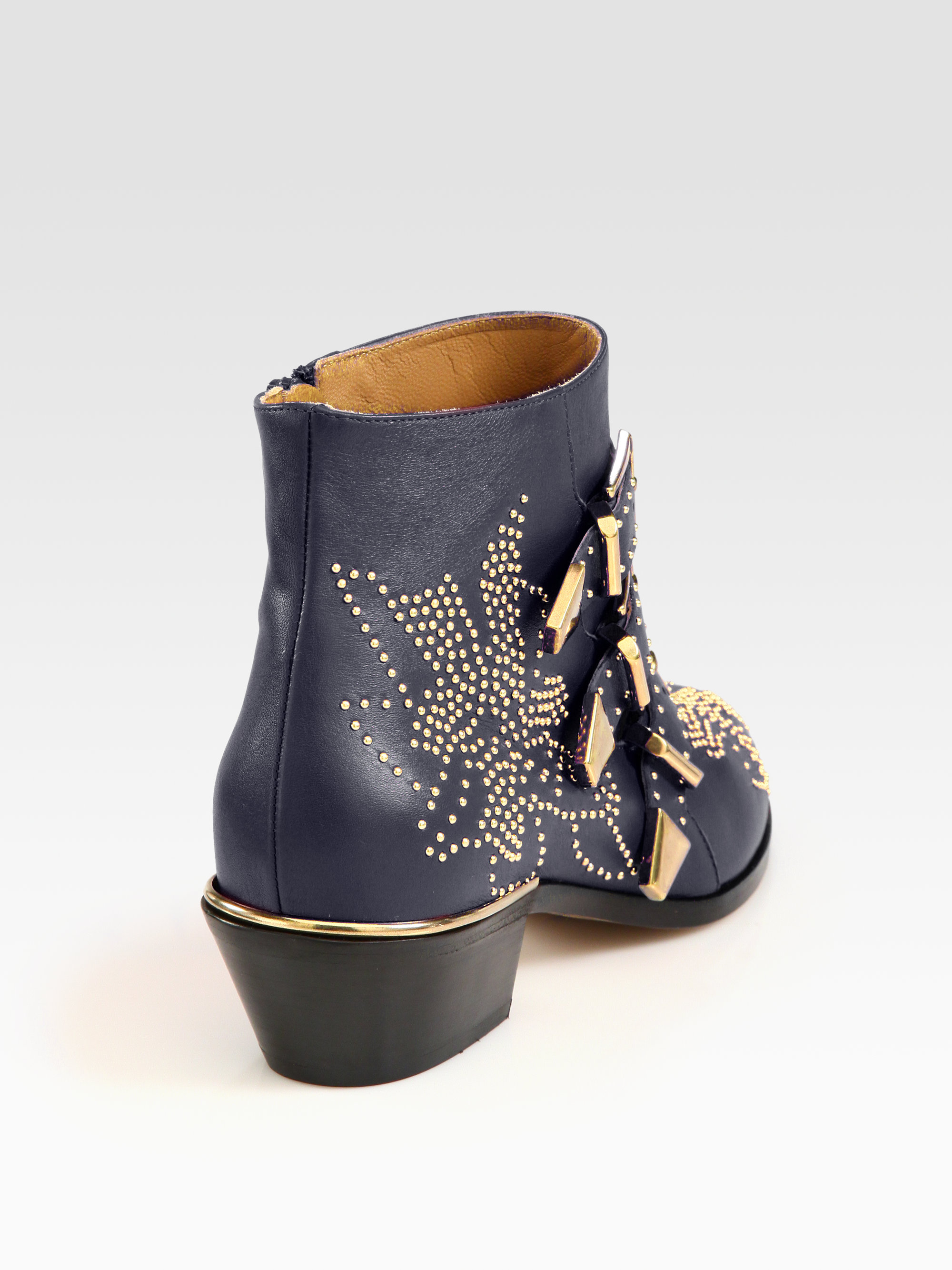 chloe buckle boots