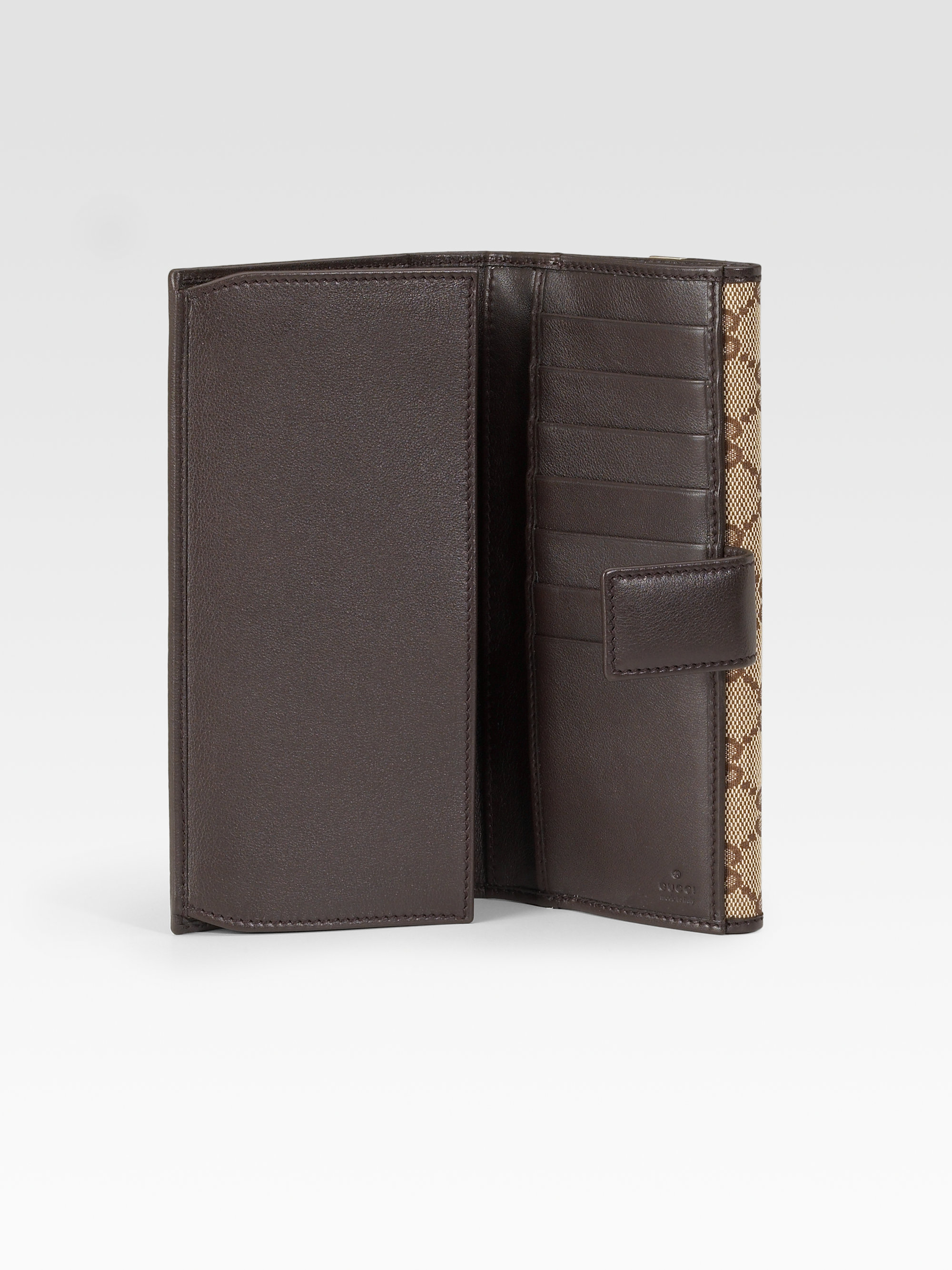 Gucci Dice Continental Wallet in Brown for Men - Lyst