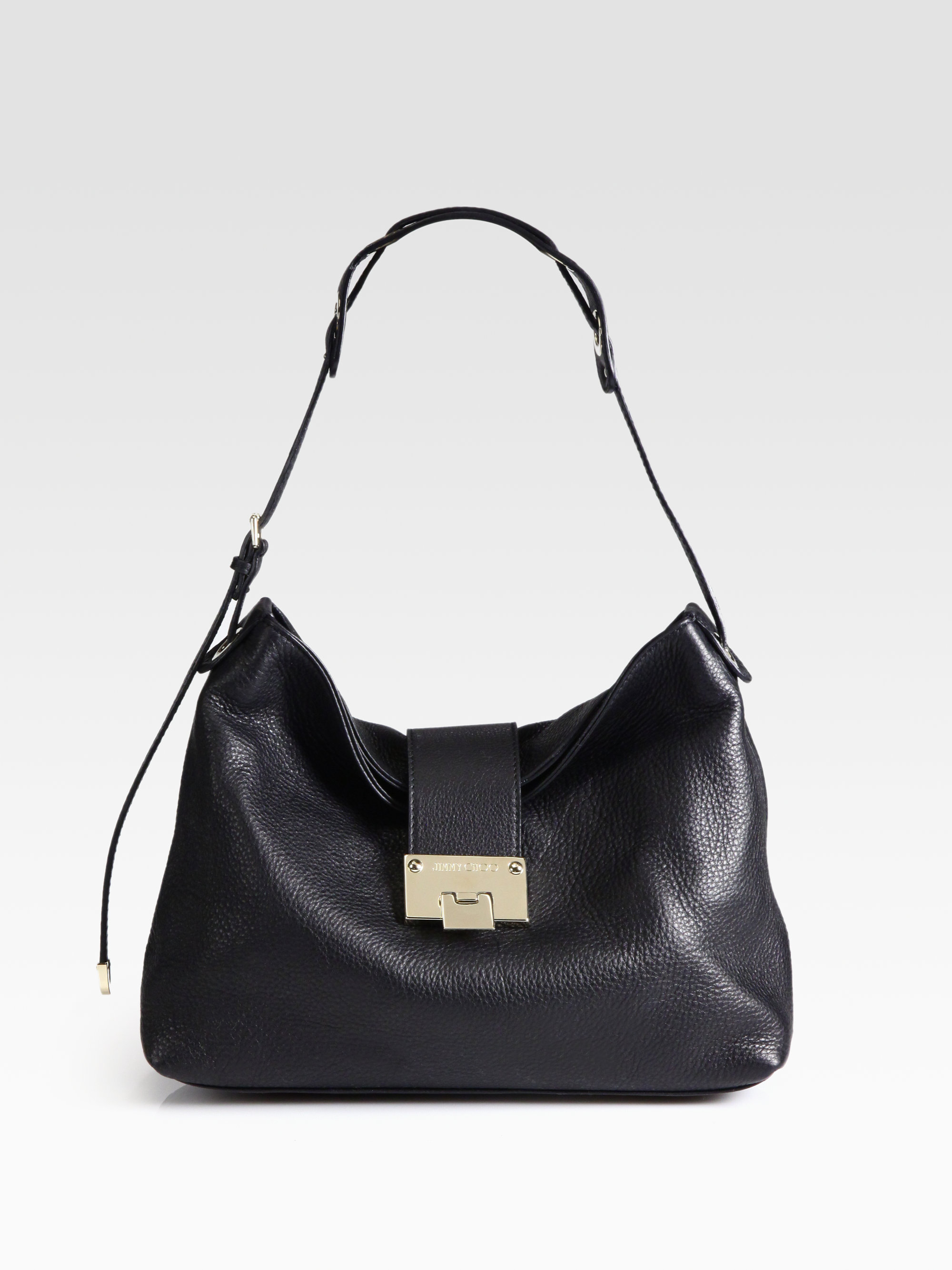 jimmy choo black shoulder bag