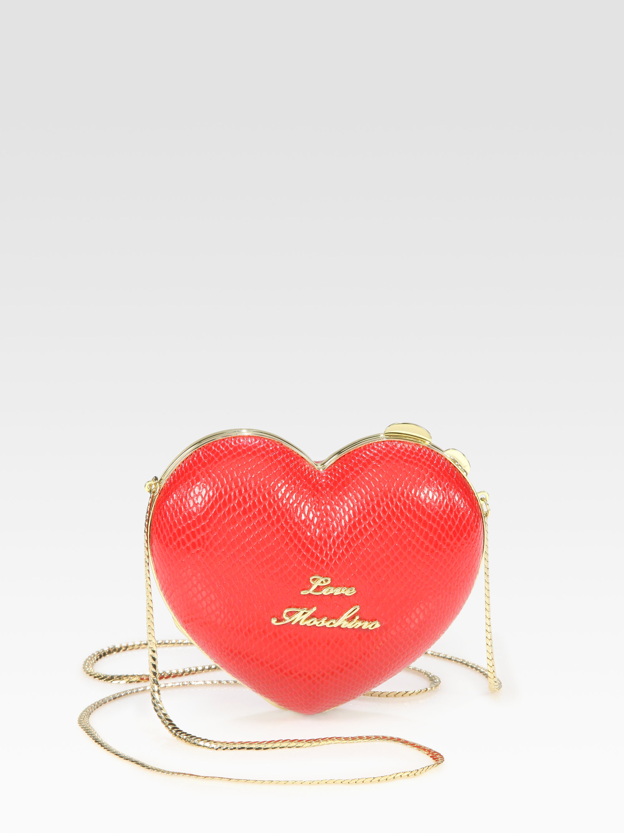 Love Moschino Heart Shaped Leather 