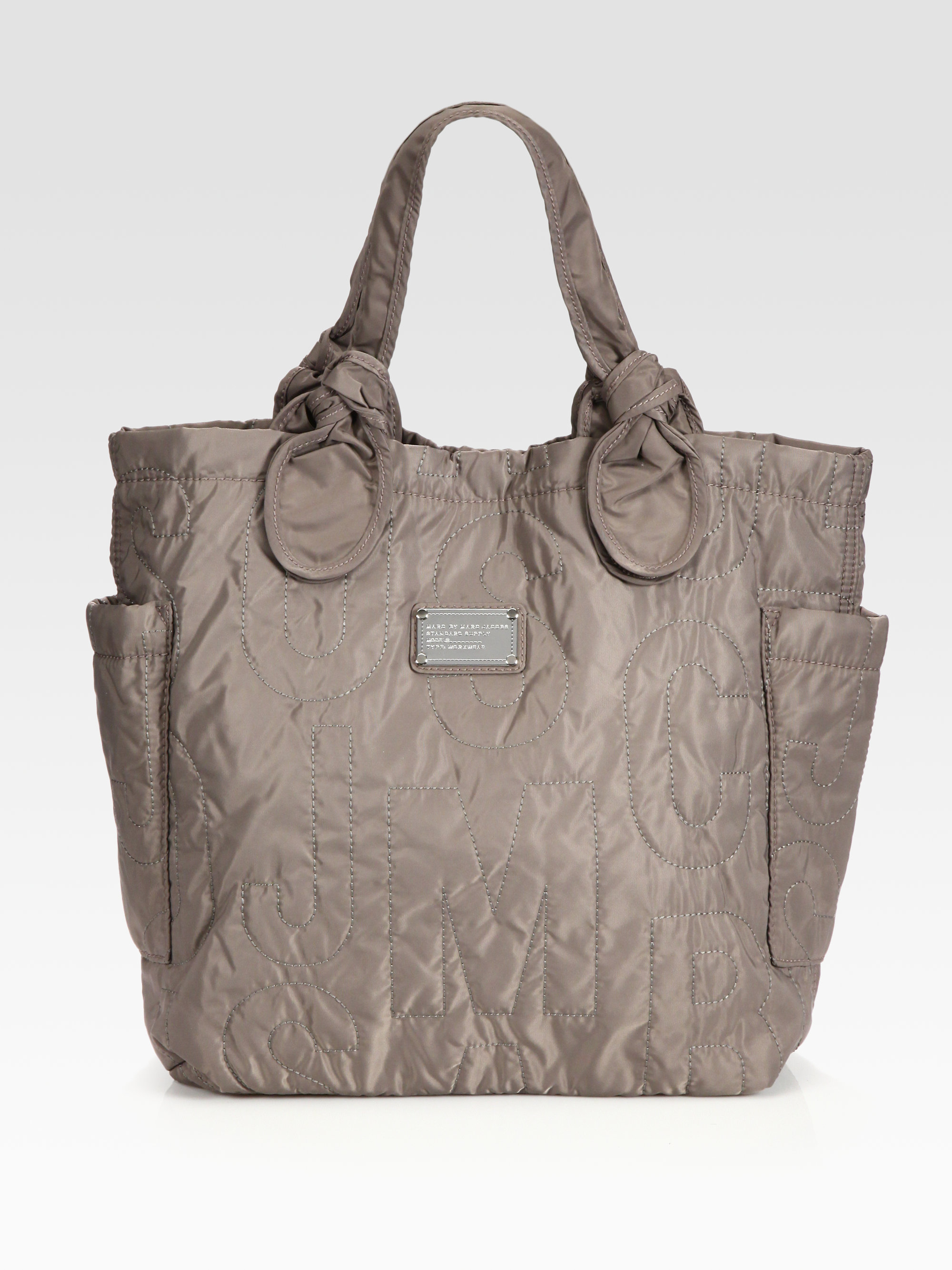 Lyst - Marc By Marc Jacobs Pretty Nylon Medium Tate Tote in Gray