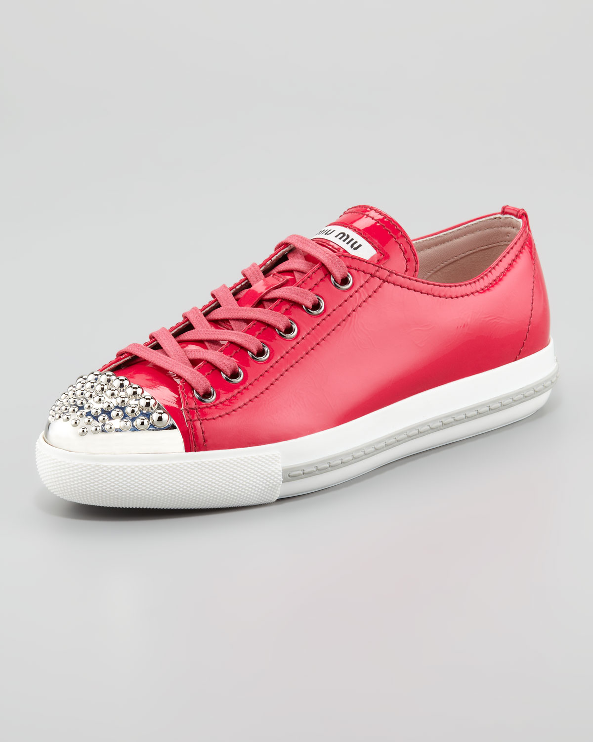 miu miu pink sneakers