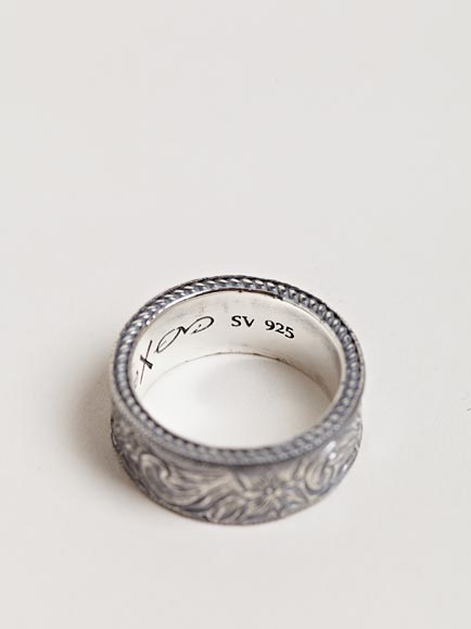 Nonnative Mens Western Flower Ring in Metallic for Men | Lyst Canada