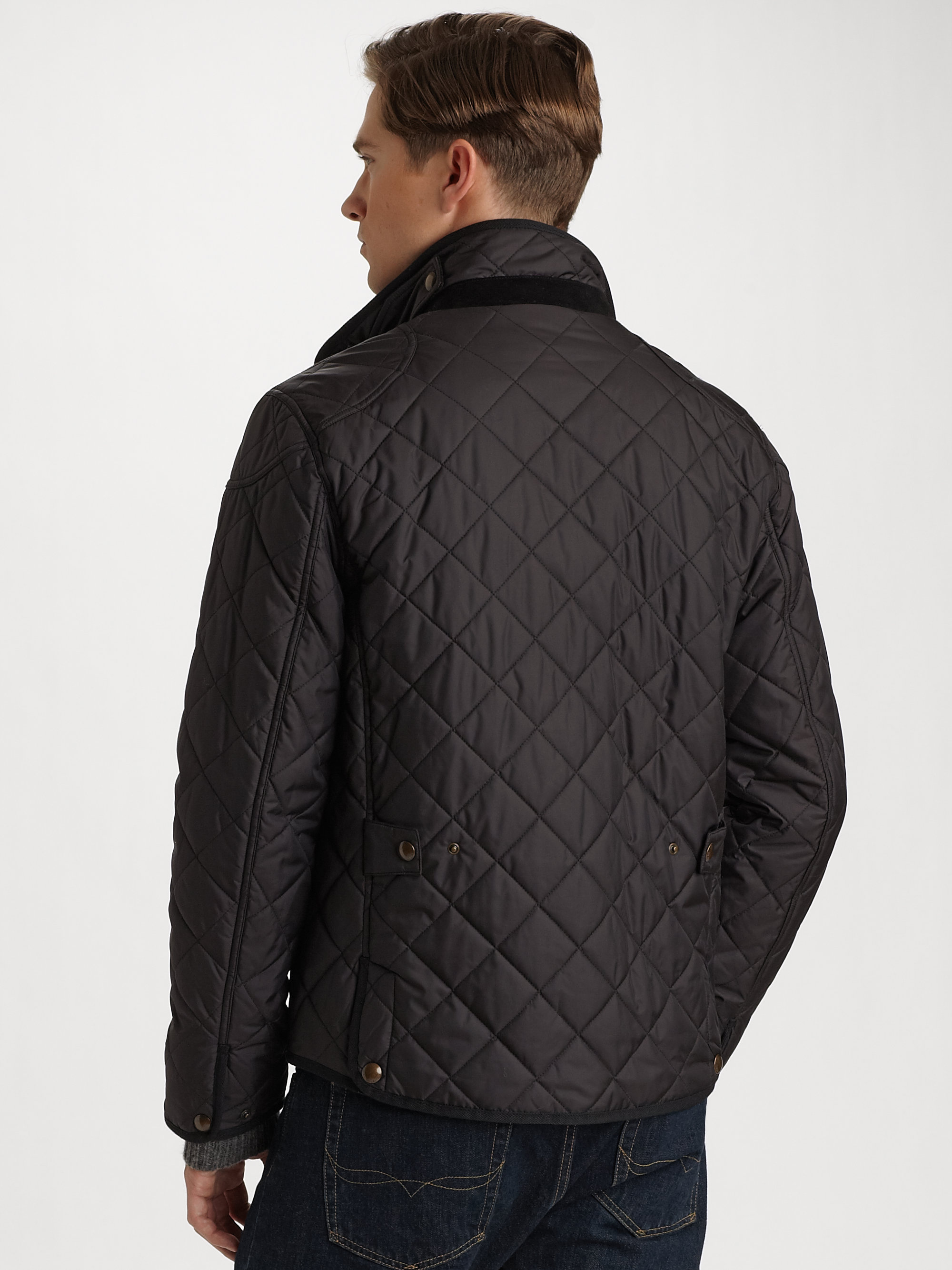 Polo Ralph Lauren Richmond Quilted Jacket in Black for Men - Lyst