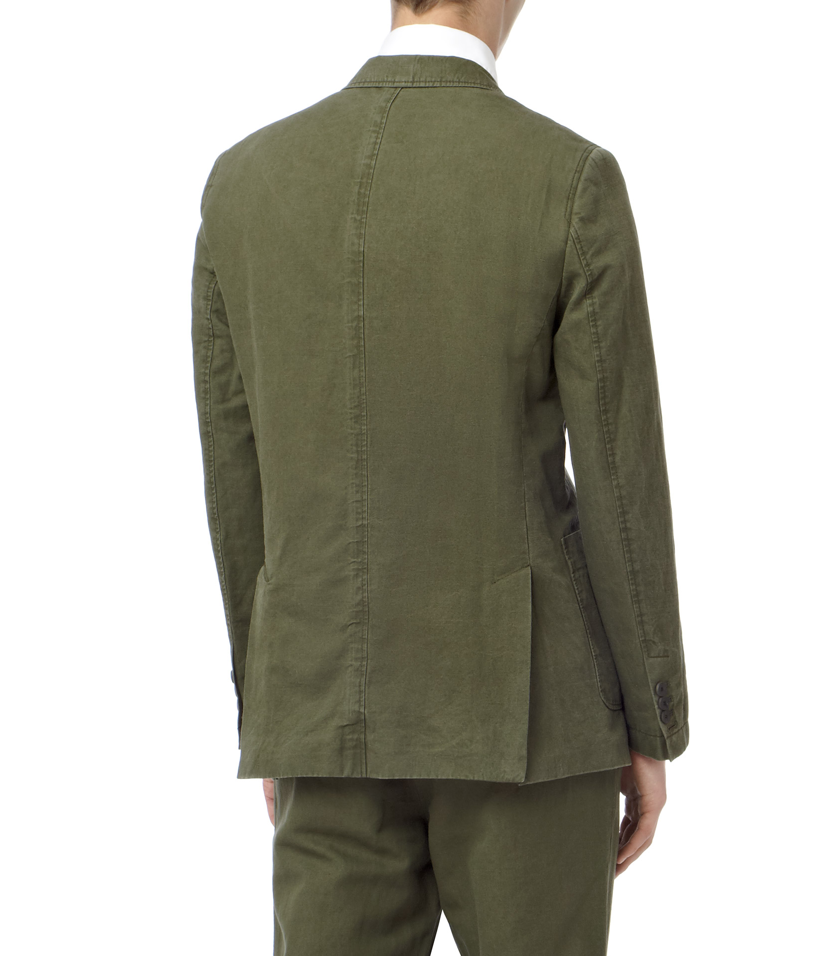 Reiss Scott B Relaxed Patch Pocket Blazer in Dark Sage (Green) for Men