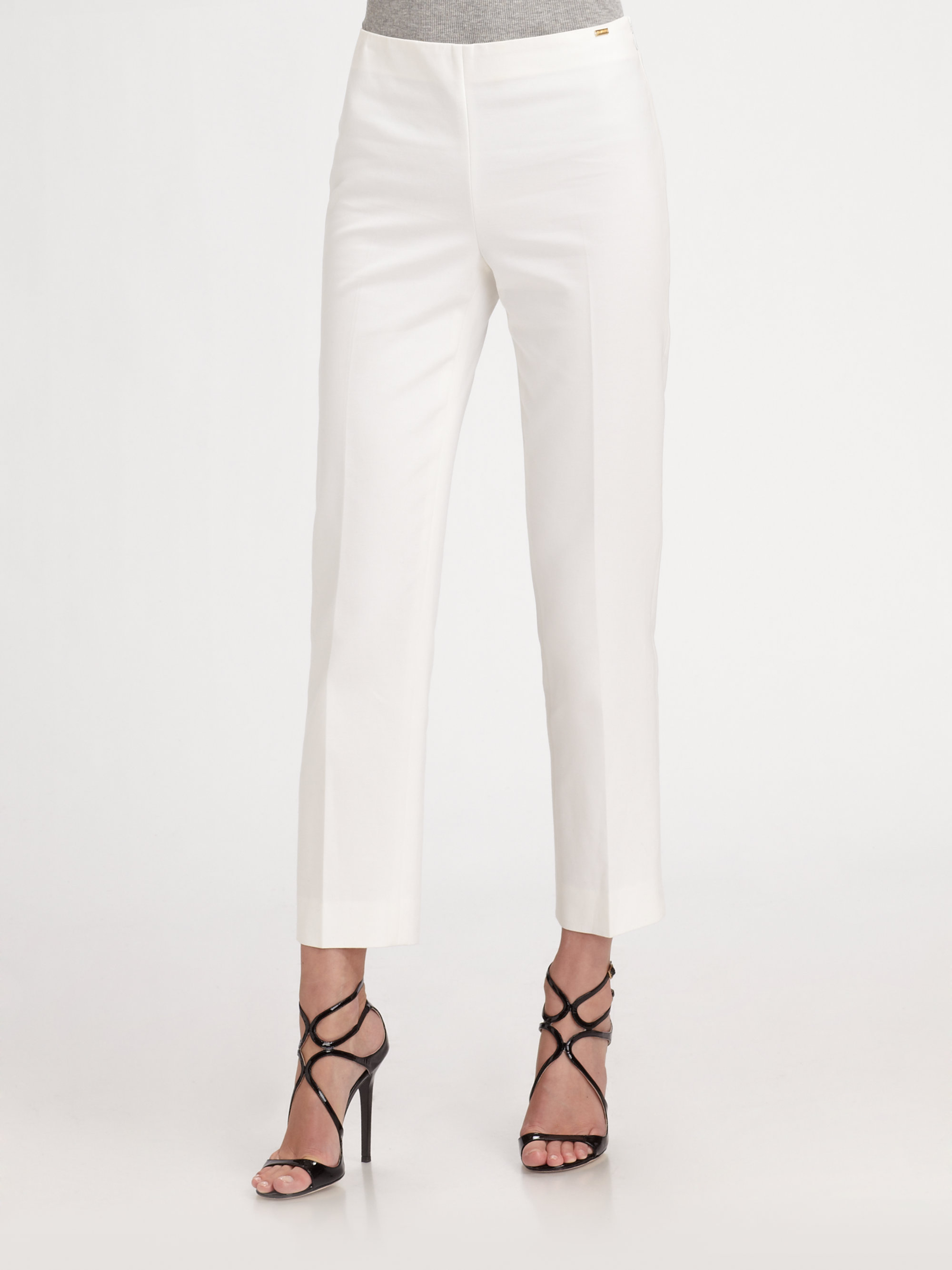 long white trousers