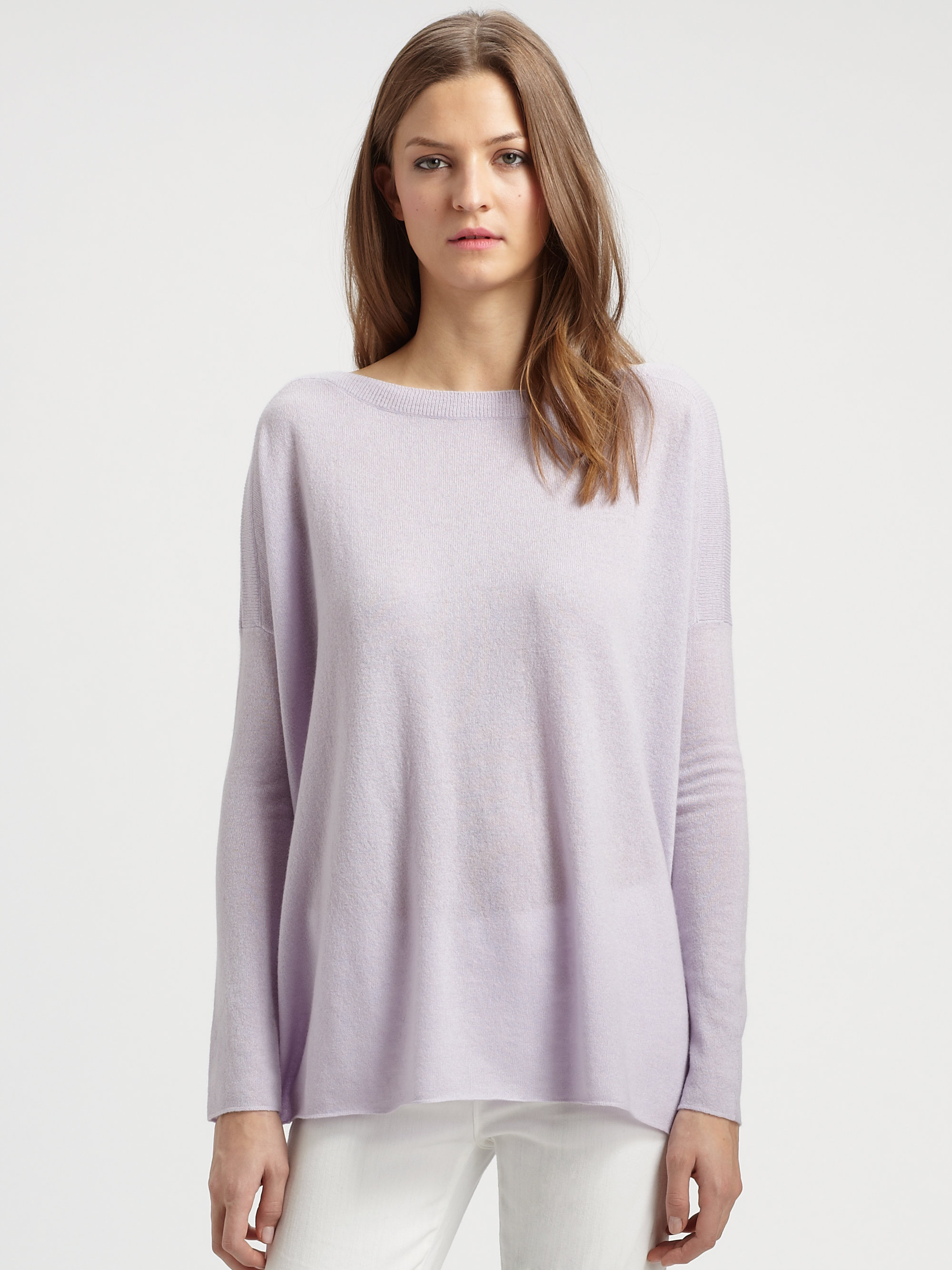 lavender cashmere cardigan