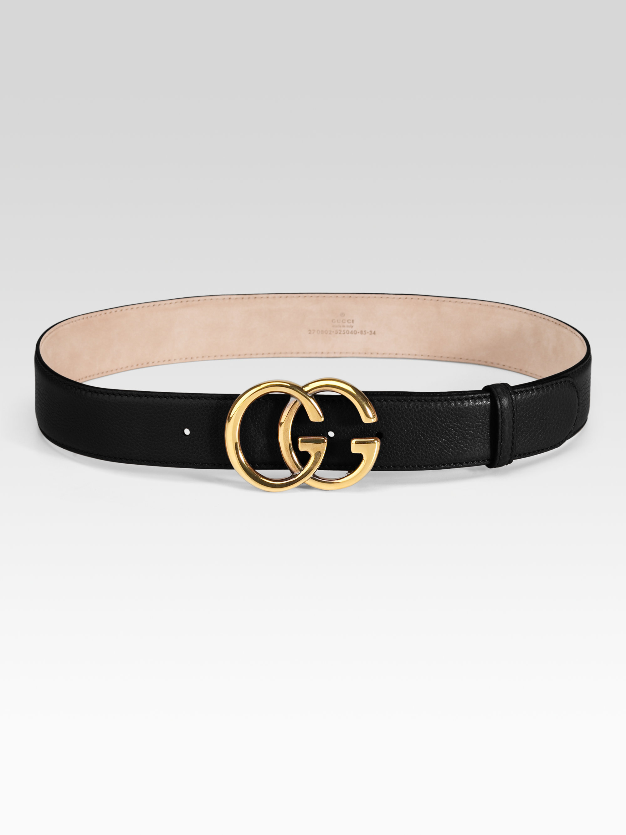 Gucci Double G Buckle Belt in Black for Men - Lyst