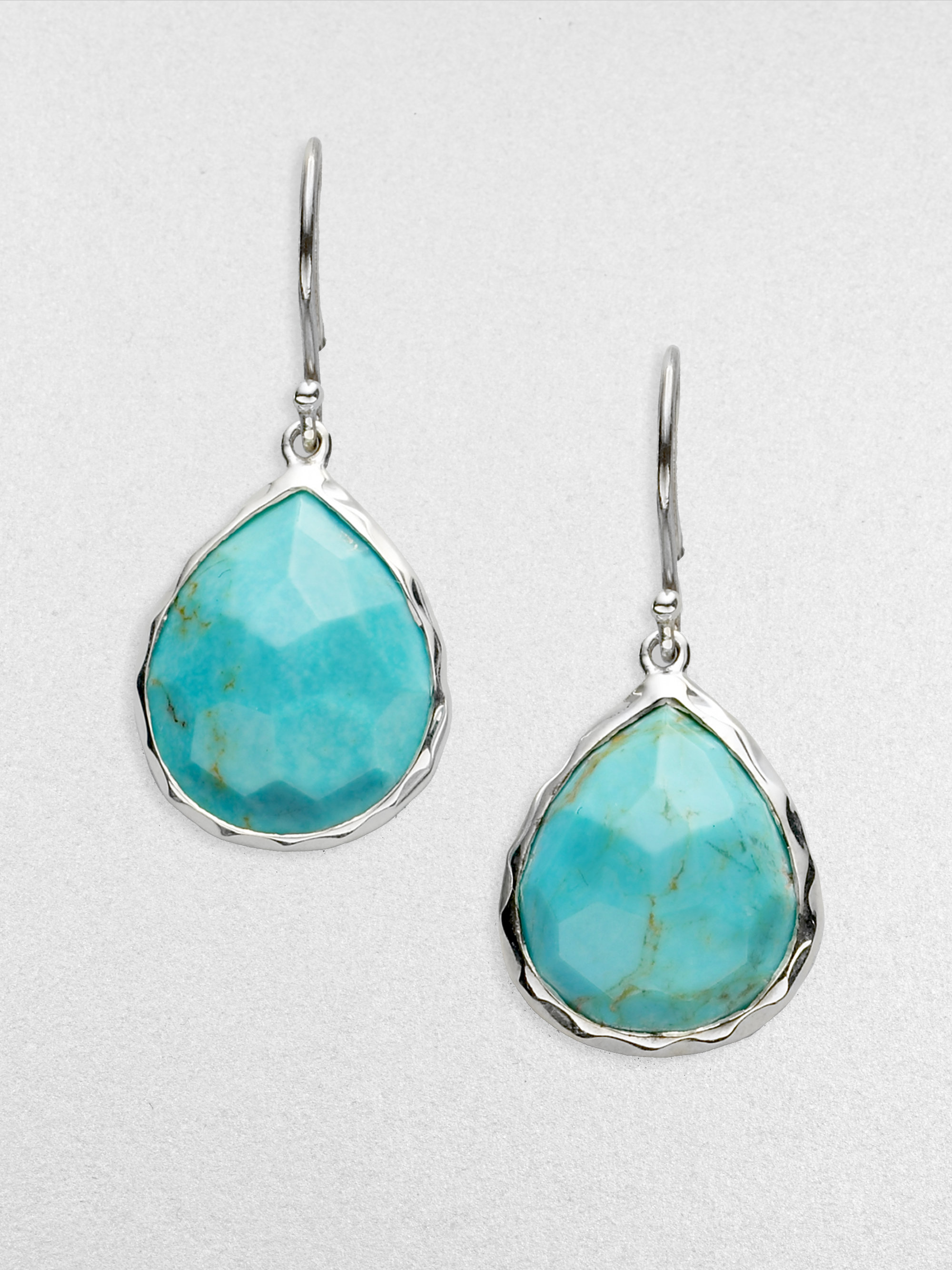Lyst Ippolita Rock Candy Turquoise & Sterling Silver Mini Teardrop