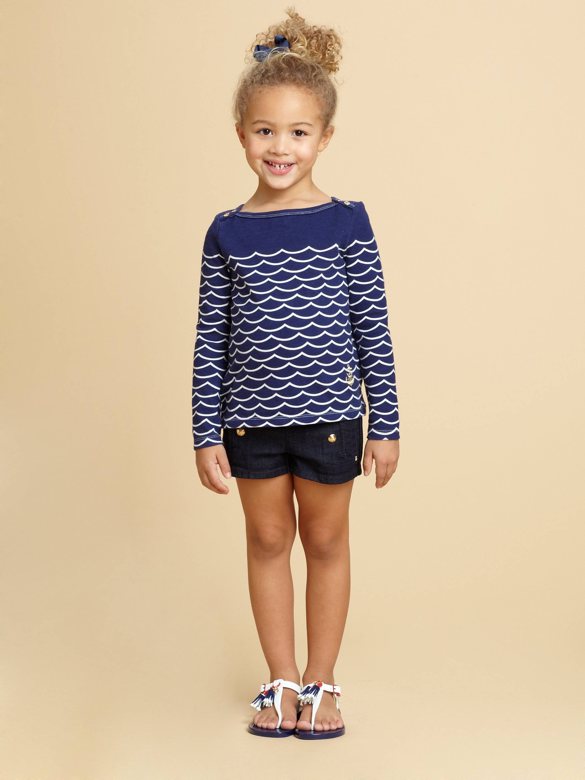 little girls denim shorts