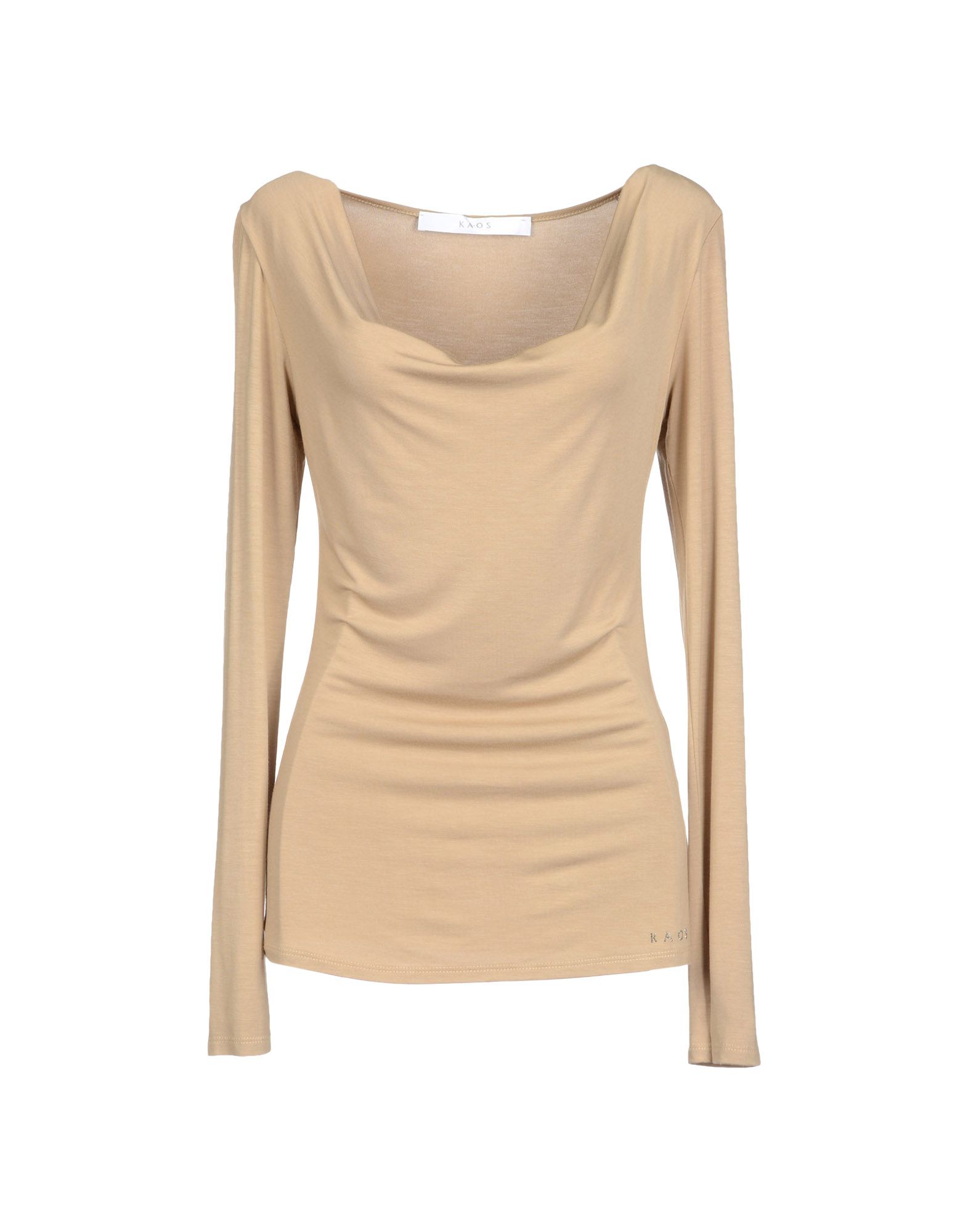 kaos sleeve t shirt in floral sand save 19 lyst kaos sleeve t shirt in floral sand save 19 lyst