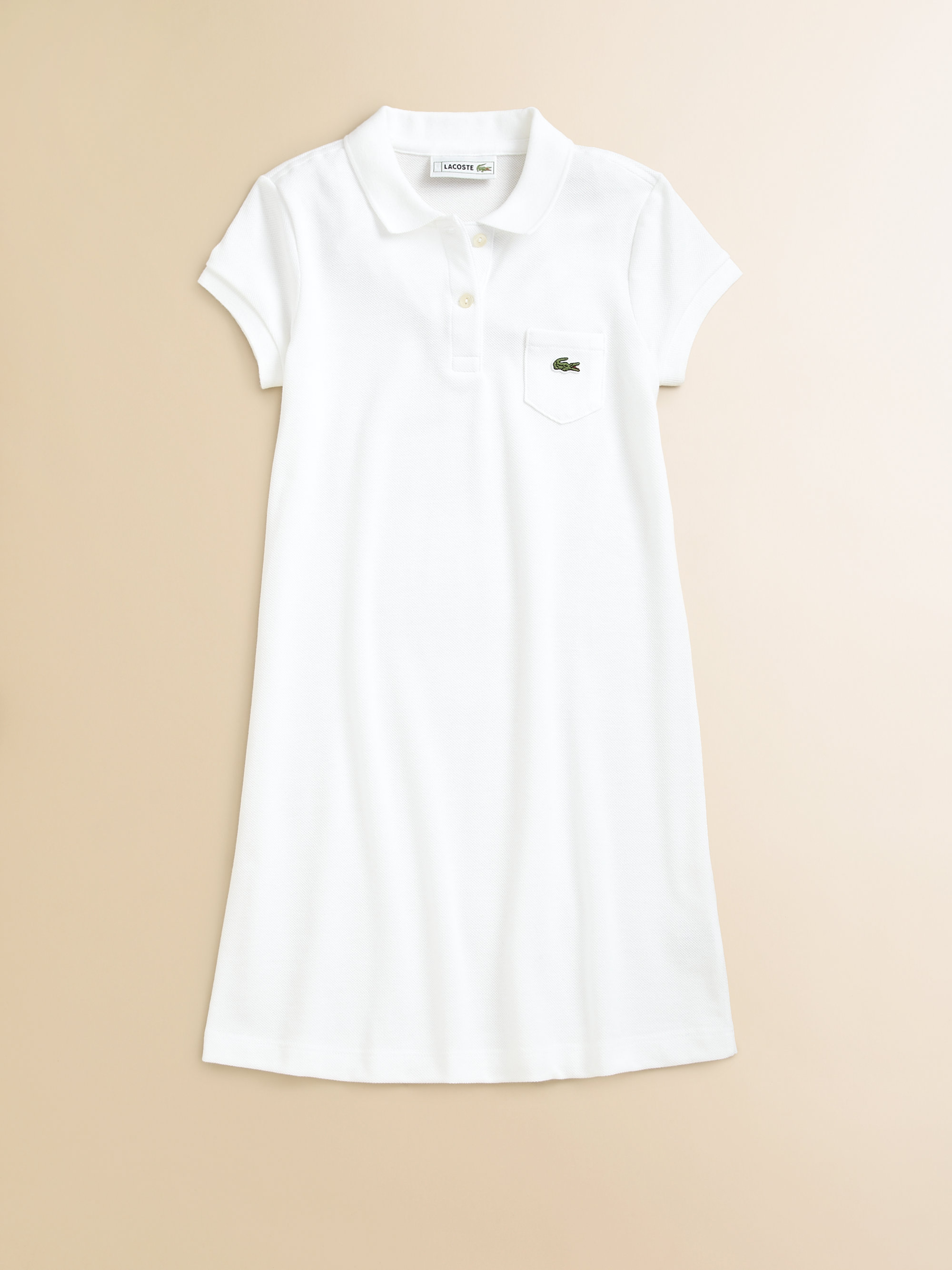 white polo dress